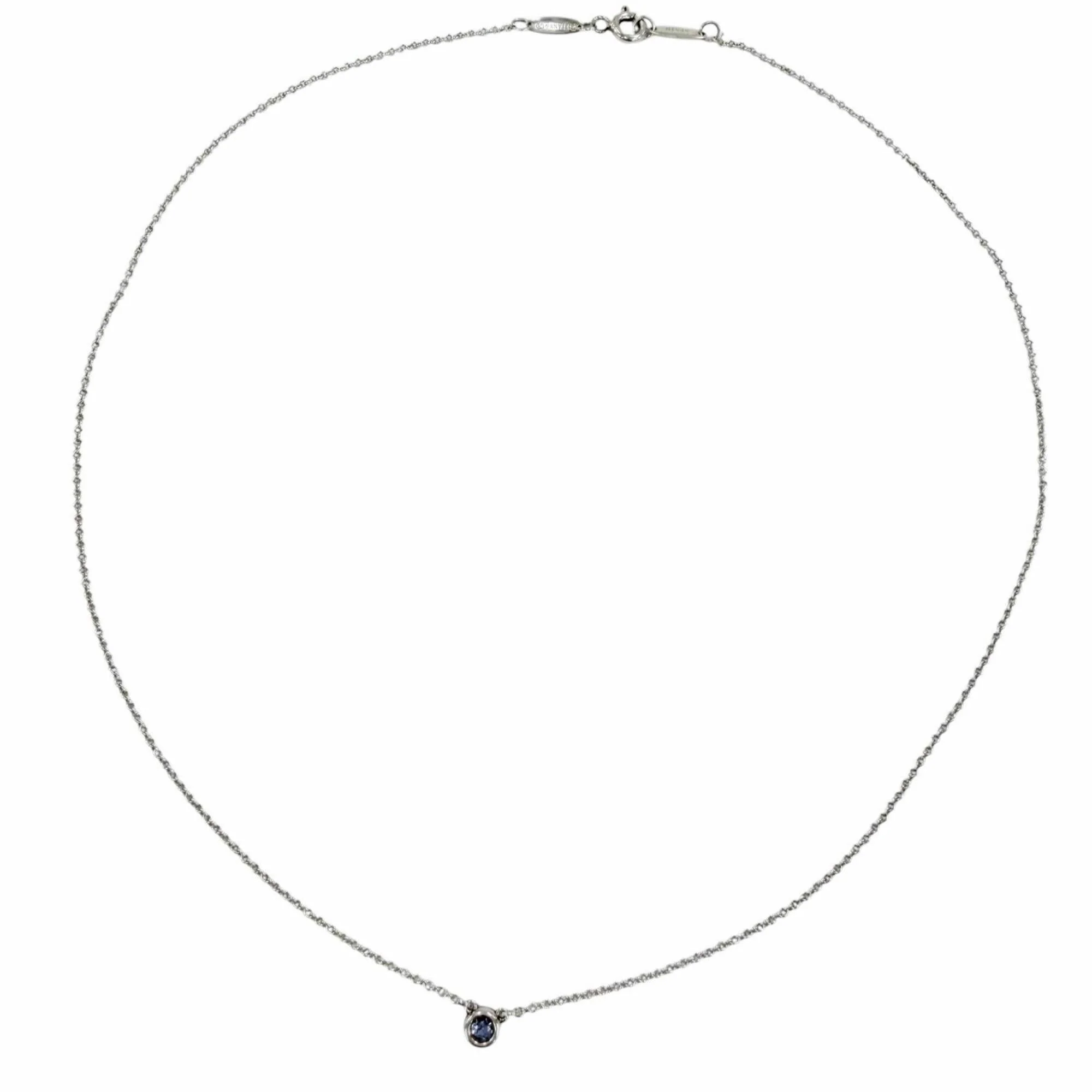 Elsa Peretti Pendant Necklace Sterling Silver 4mm - Image 2