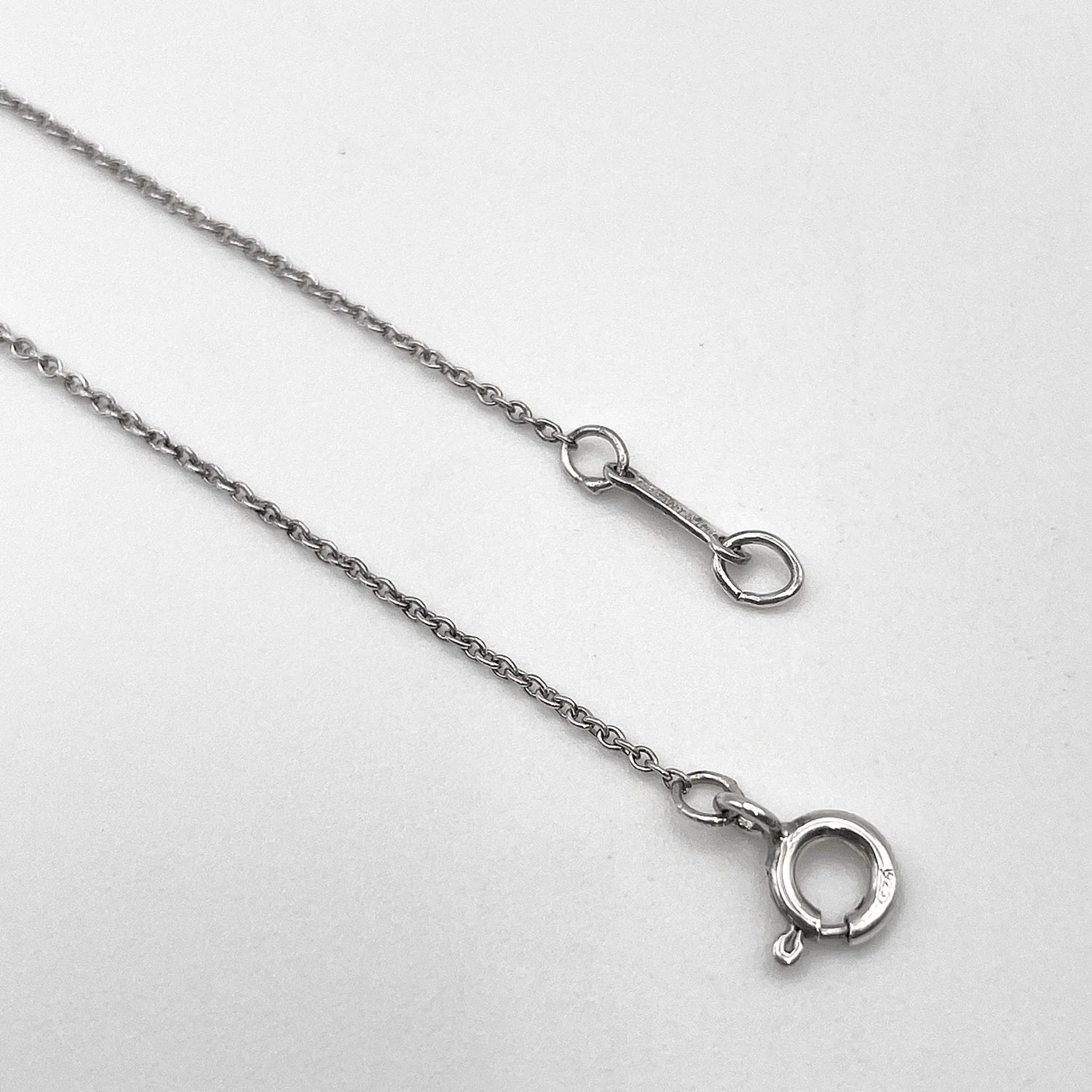 Elsa Peretti Pendant Necklace Sterling Silver 8mm - Image 5