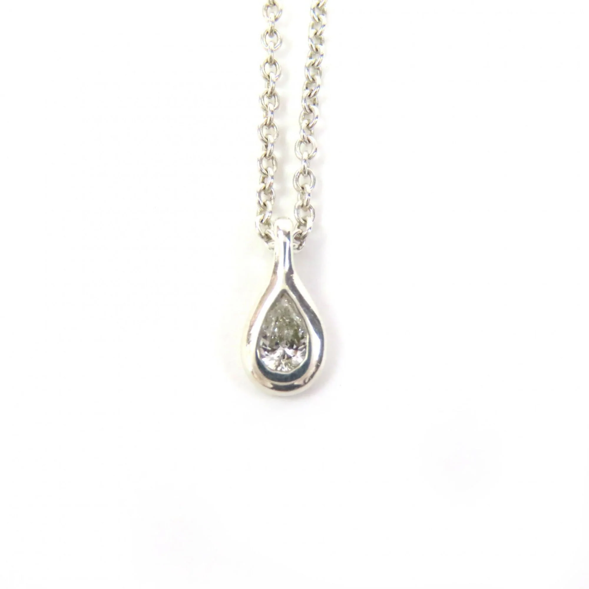 Elsa Peretti Pendant Necklace Sterling Silver 9mm