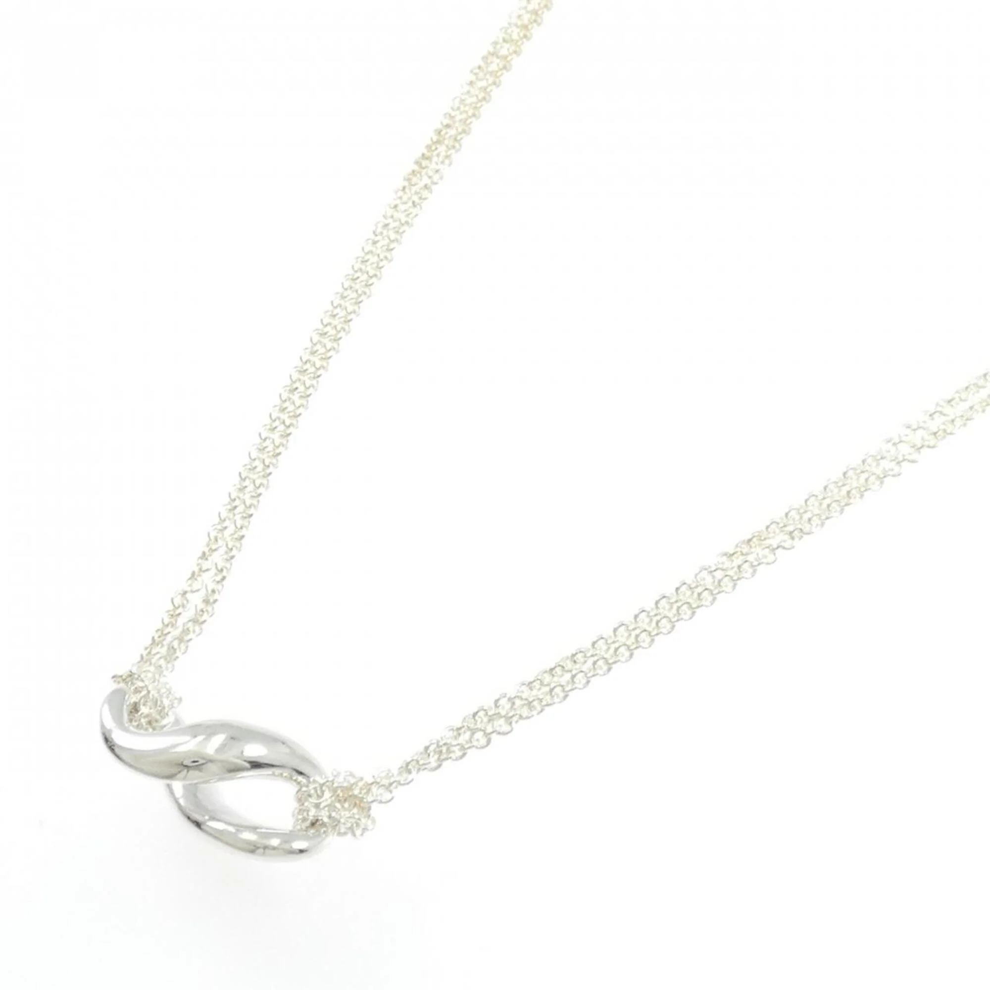 Figure Eight Pendant Necklace Sterling Silver - Image 2