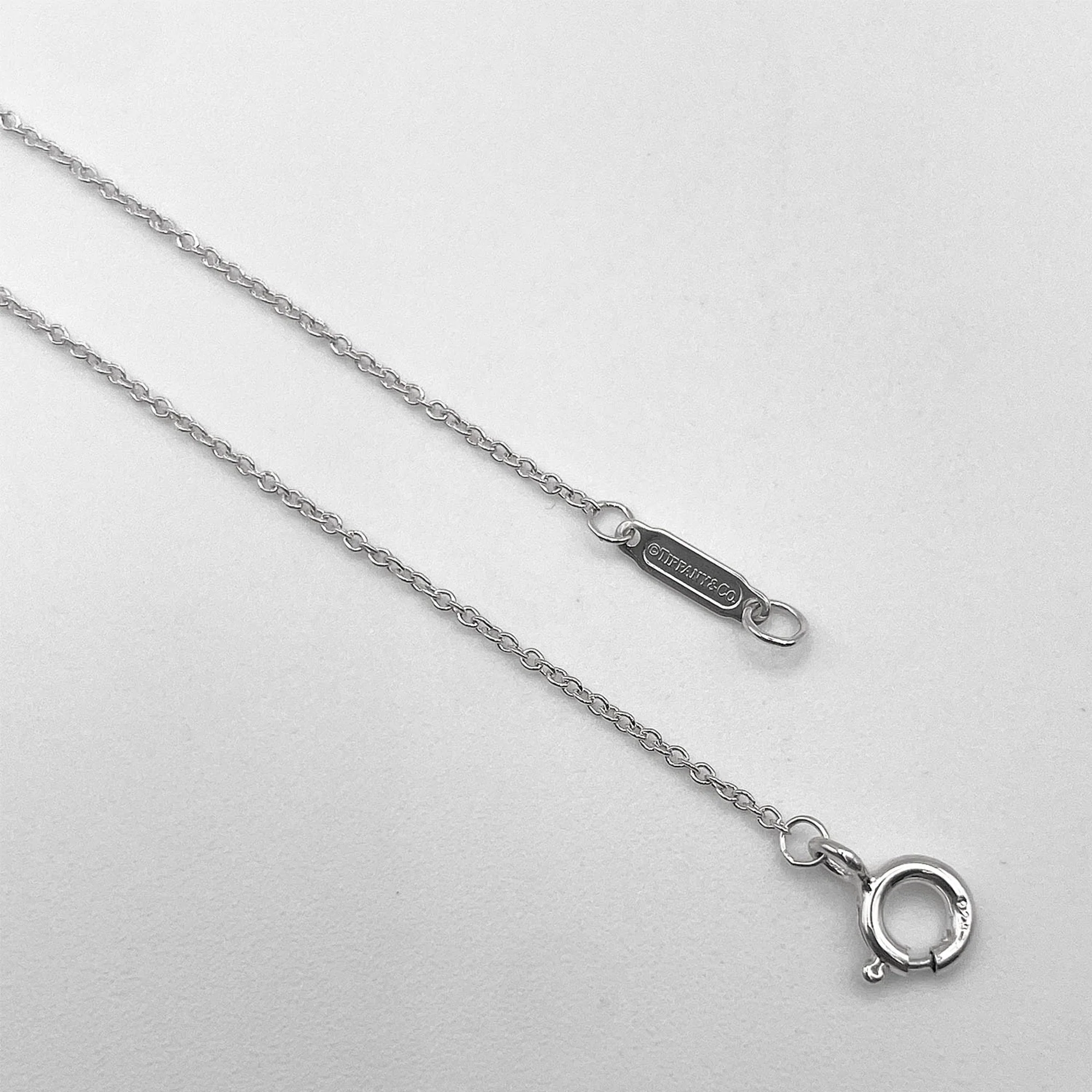 Fold Heart Pendant Necklace Sterling Silver - Image 5
