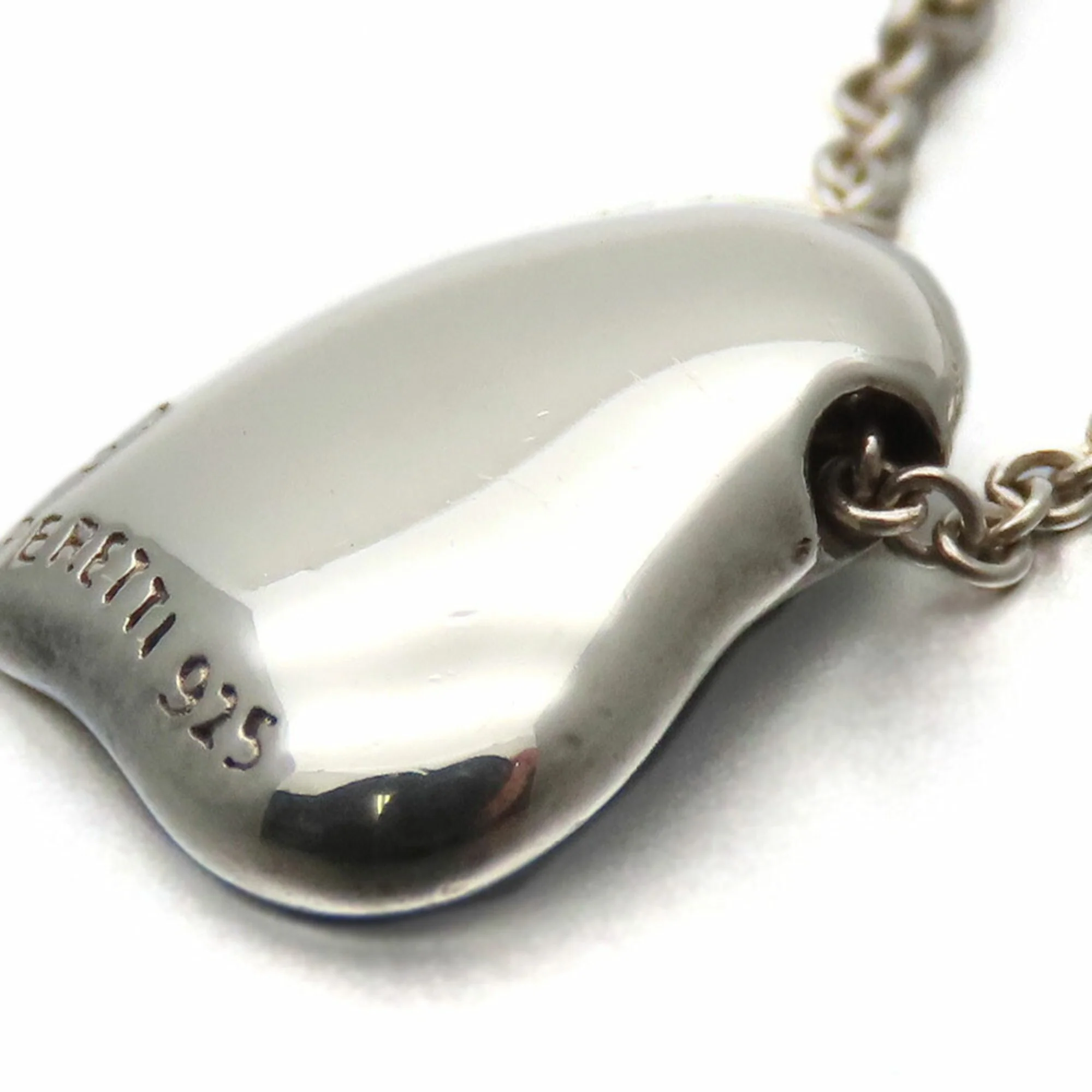 Full Heart Elsa Peretti Pendant Necklace Sterling Silver - Image 3