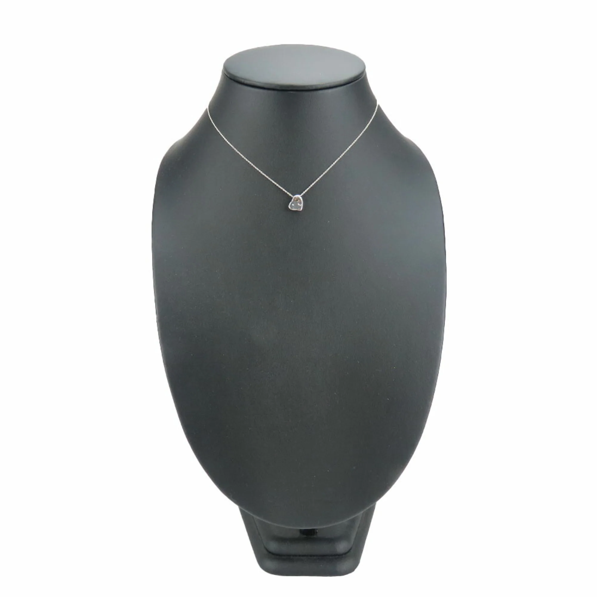 Full Heart Elsa Peretti Pendant Necklace Sterling Silver - Image 9