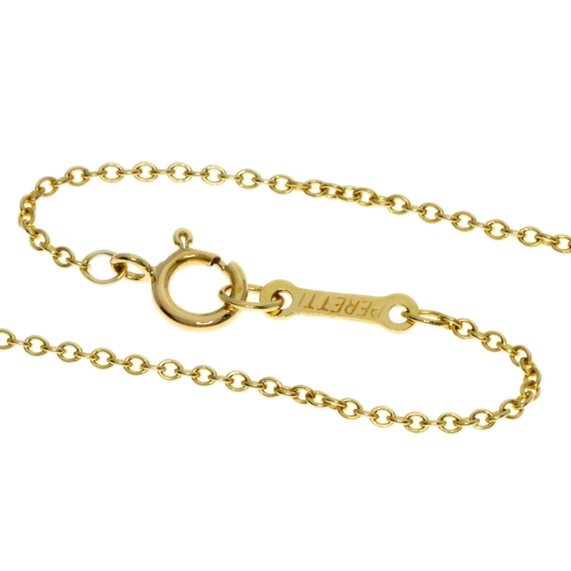 Full Heart Pendant Necklace 18K Yellow Gold - Image 3