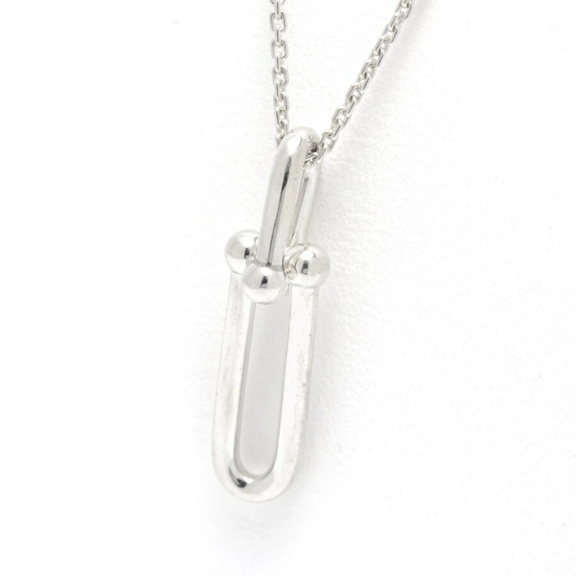Hardware Link Pendant Necklace Sterling Silver