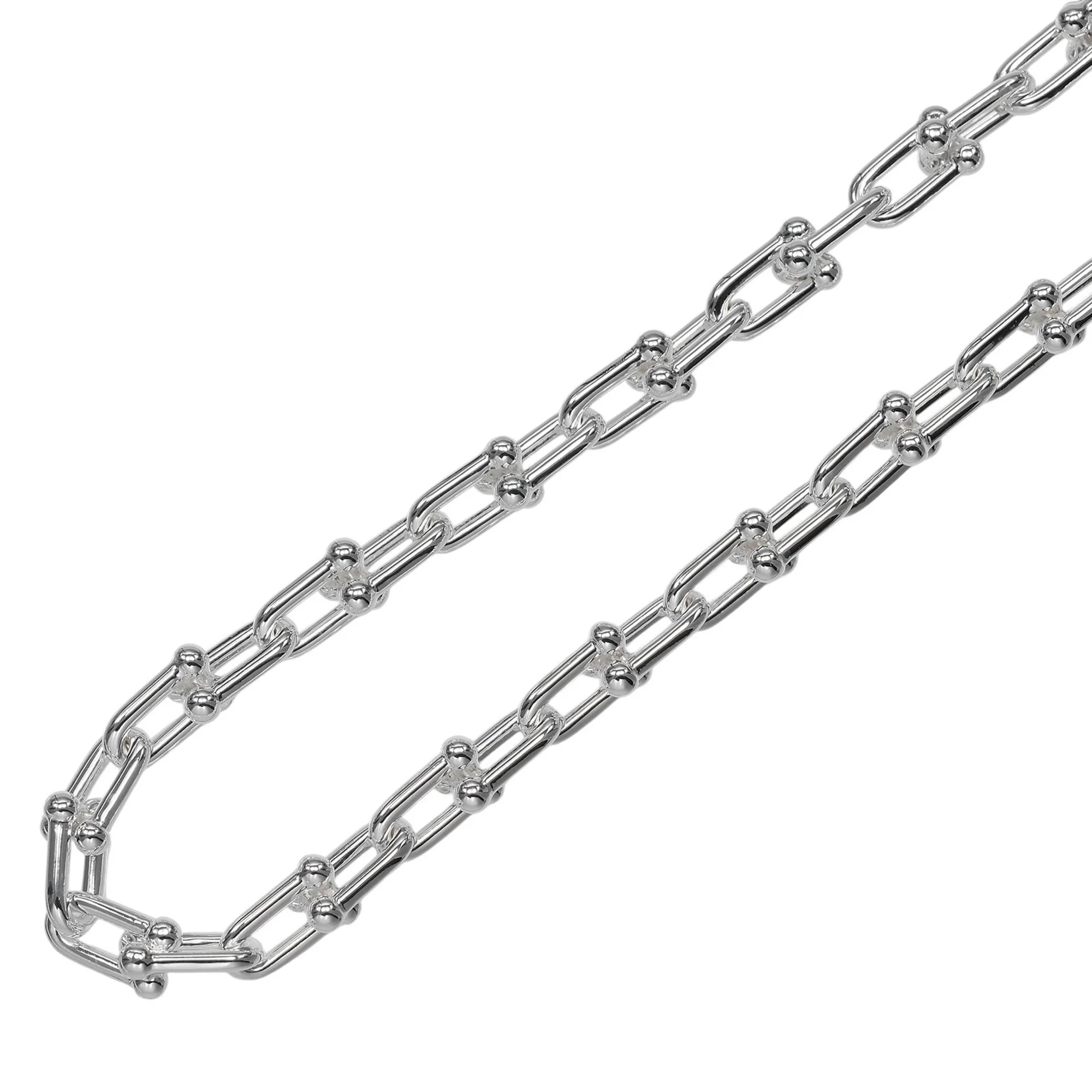 Hardware Small Link Pendant Necklace Sterling Silver - Image 5