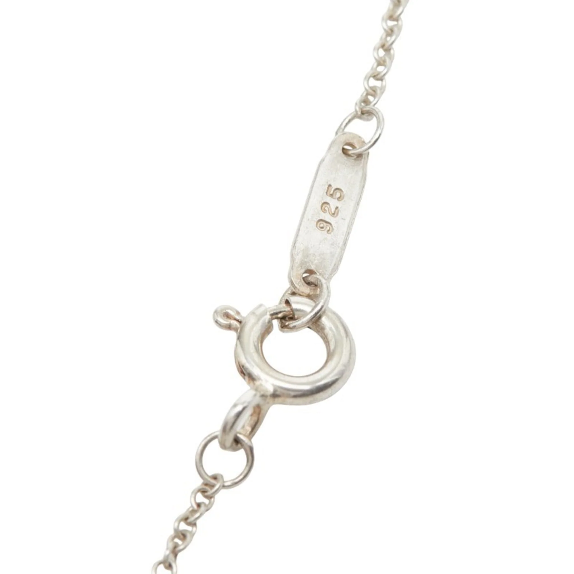 Heart Key Chain Pendant Necklace Sterling Silver - Image 5