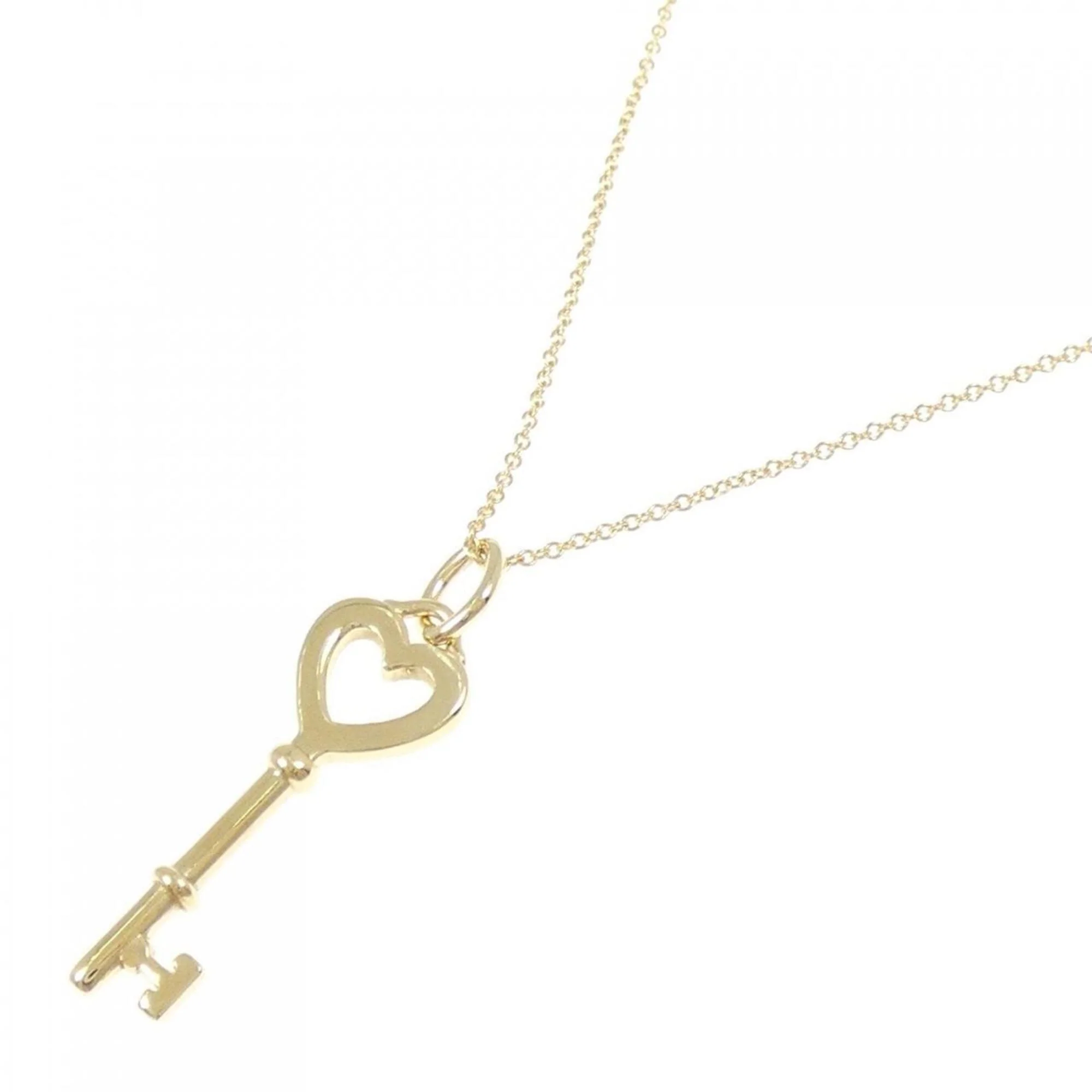 Heart Key Pendant Necklace Mini - Image 2