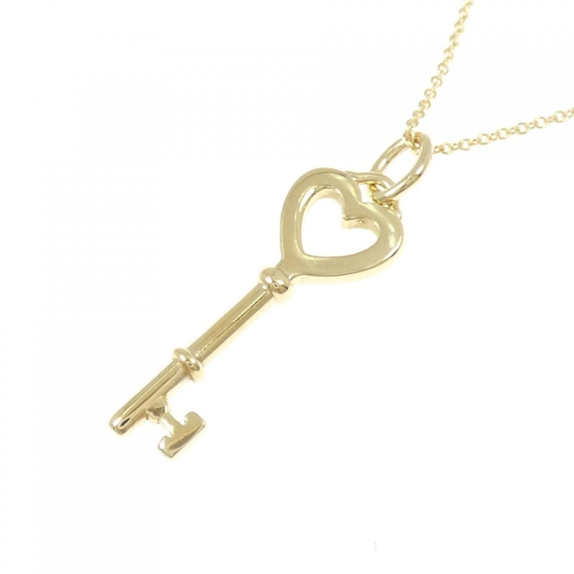 Heart Key Pendant Necklace Mini - Image 3