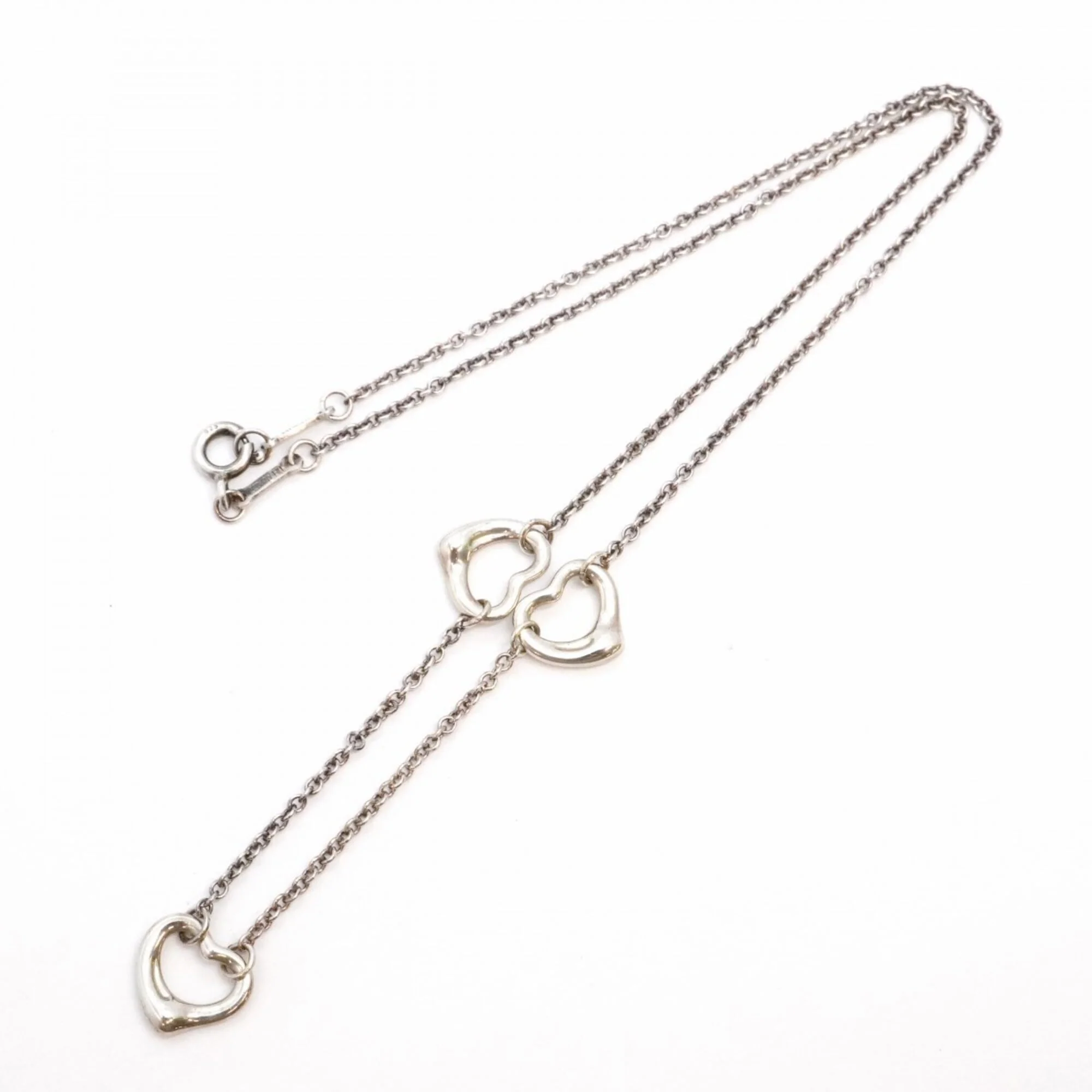 Heart Pendant Necklace Sterling Silver - Image 3