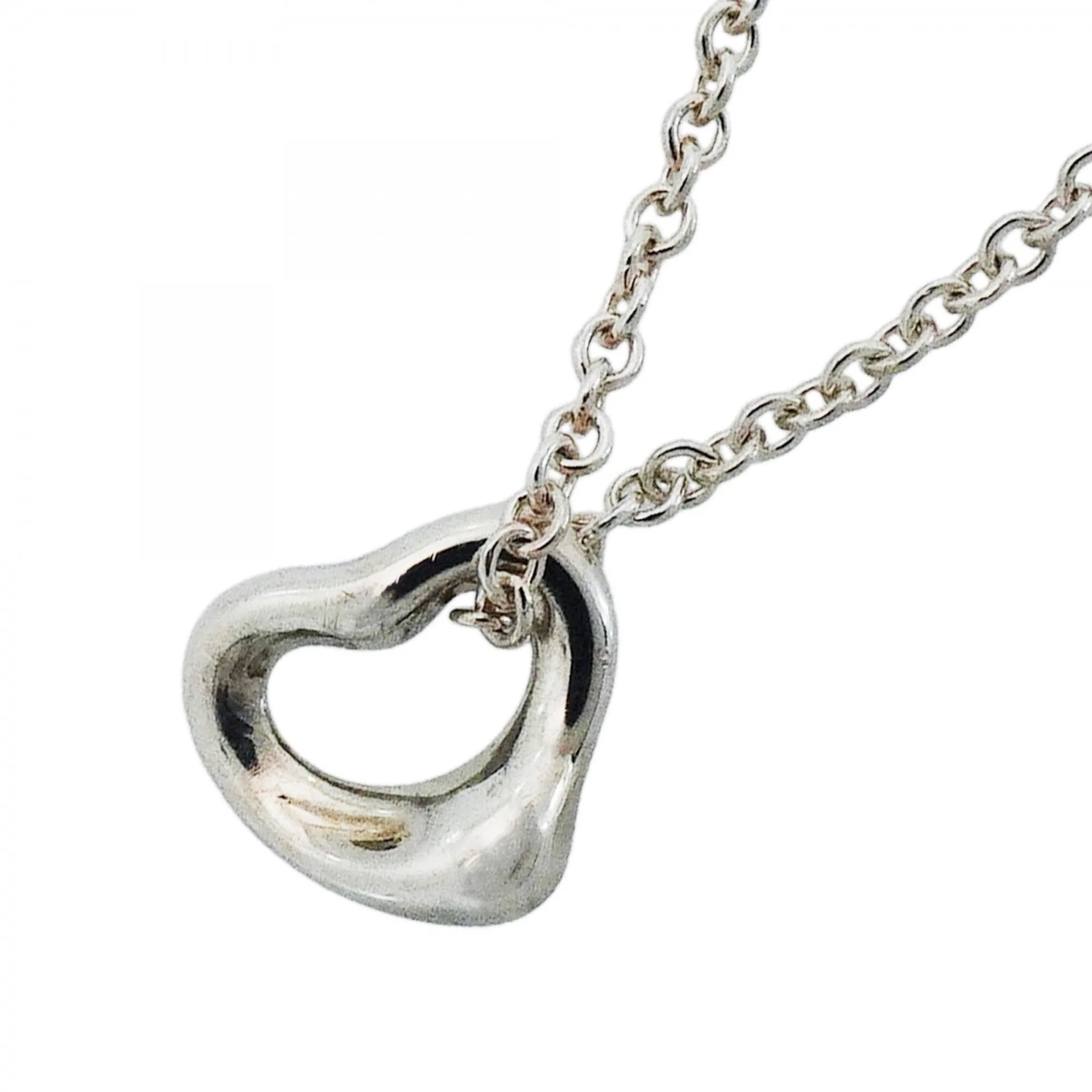 Heart Pendant Necklace Sterling Silver
