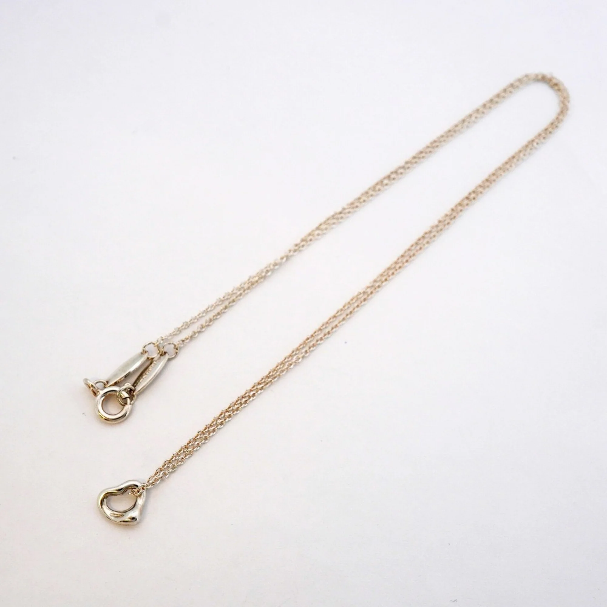 Heart Pendant Necklace Sterling Silver - Image 3