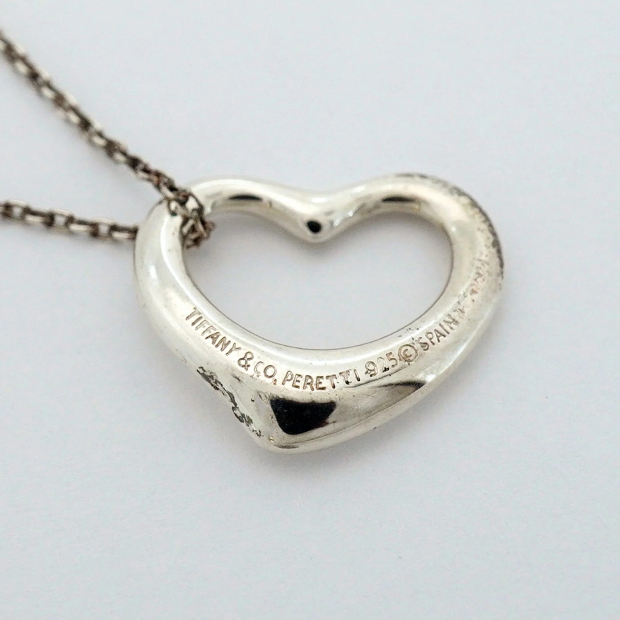 Heart Pendant Necklace Sterling Silver - Image 6