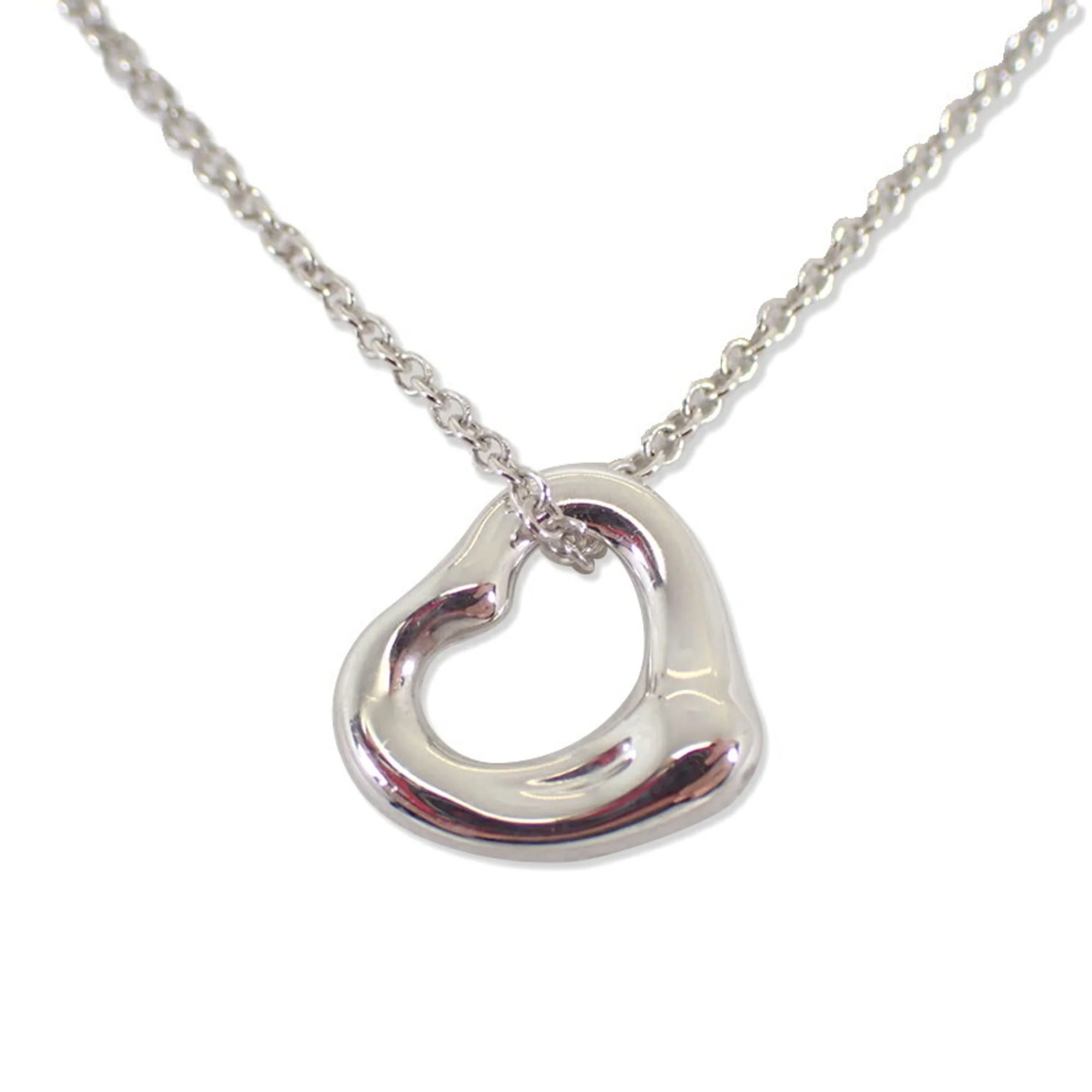 Heart Pendant Necklace Sterling Silver - Image 2