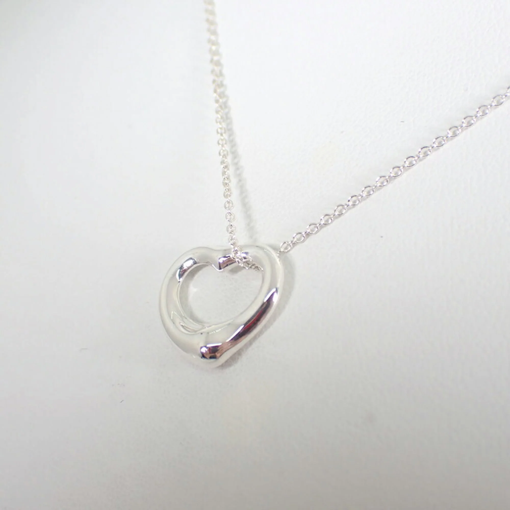 Heart Pendant Necklace Sterling Silver - Image 4