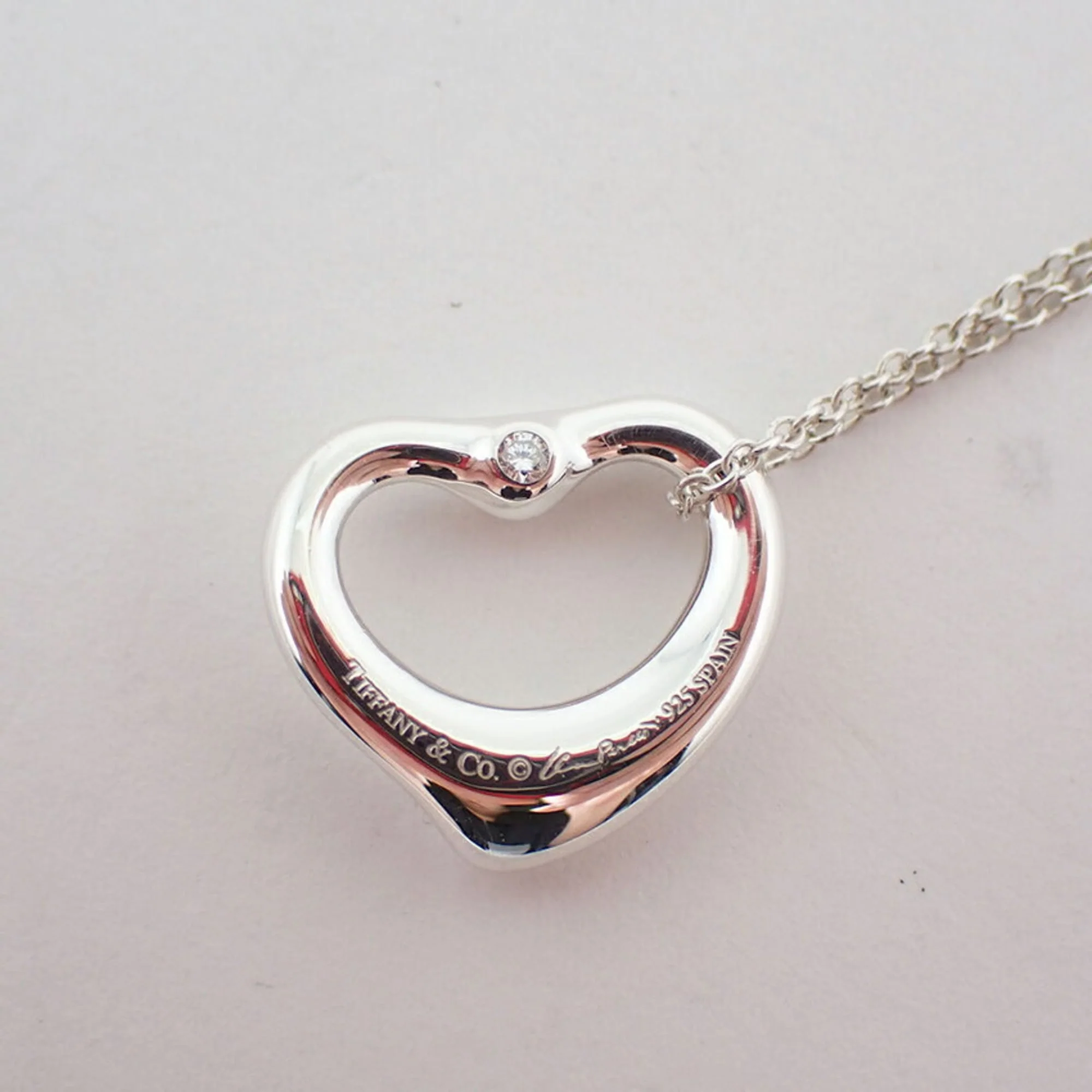 Heart Pendant Necklace Sterling Silver - Image 7