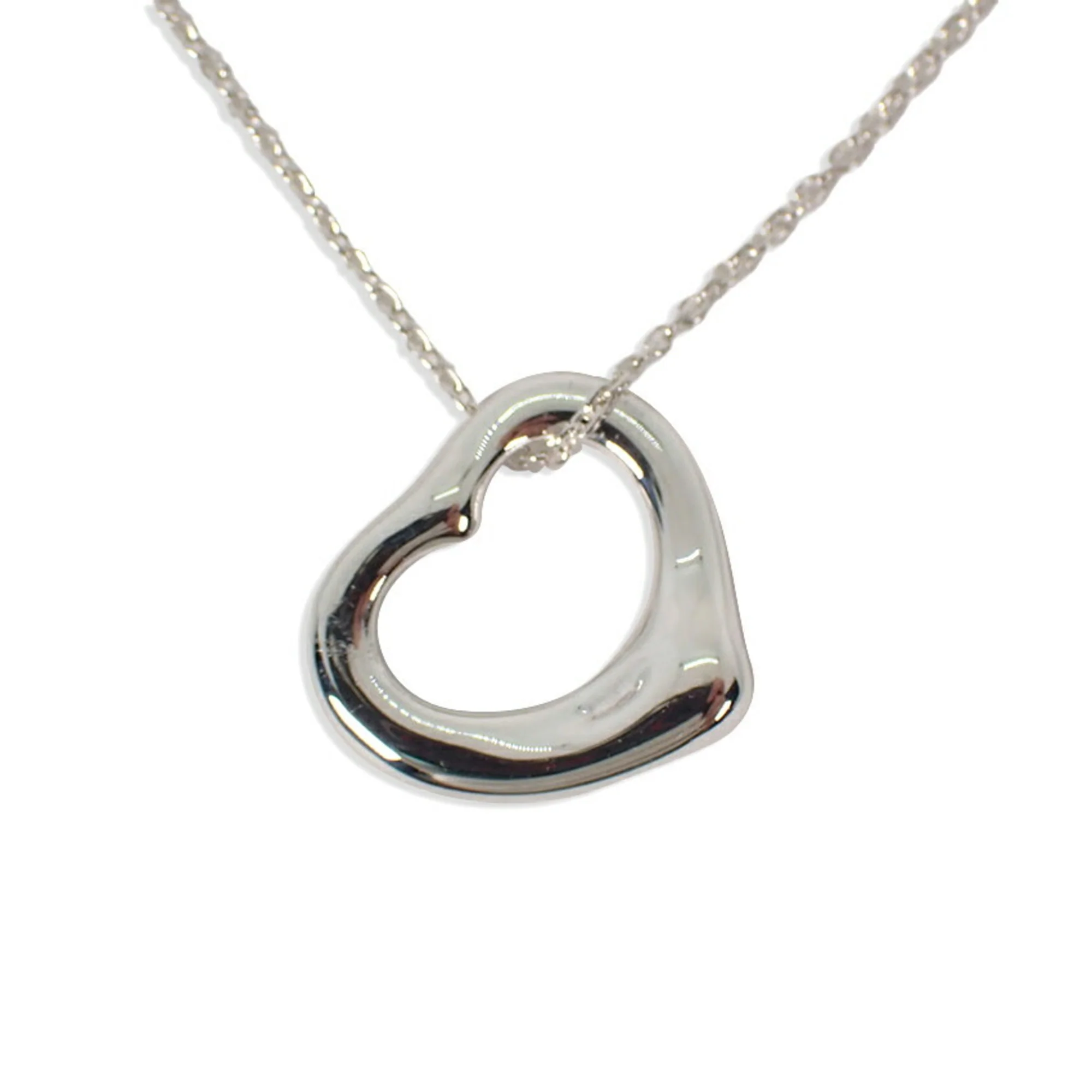 Heart Pendant Necklace Sterling Silver - Image 2