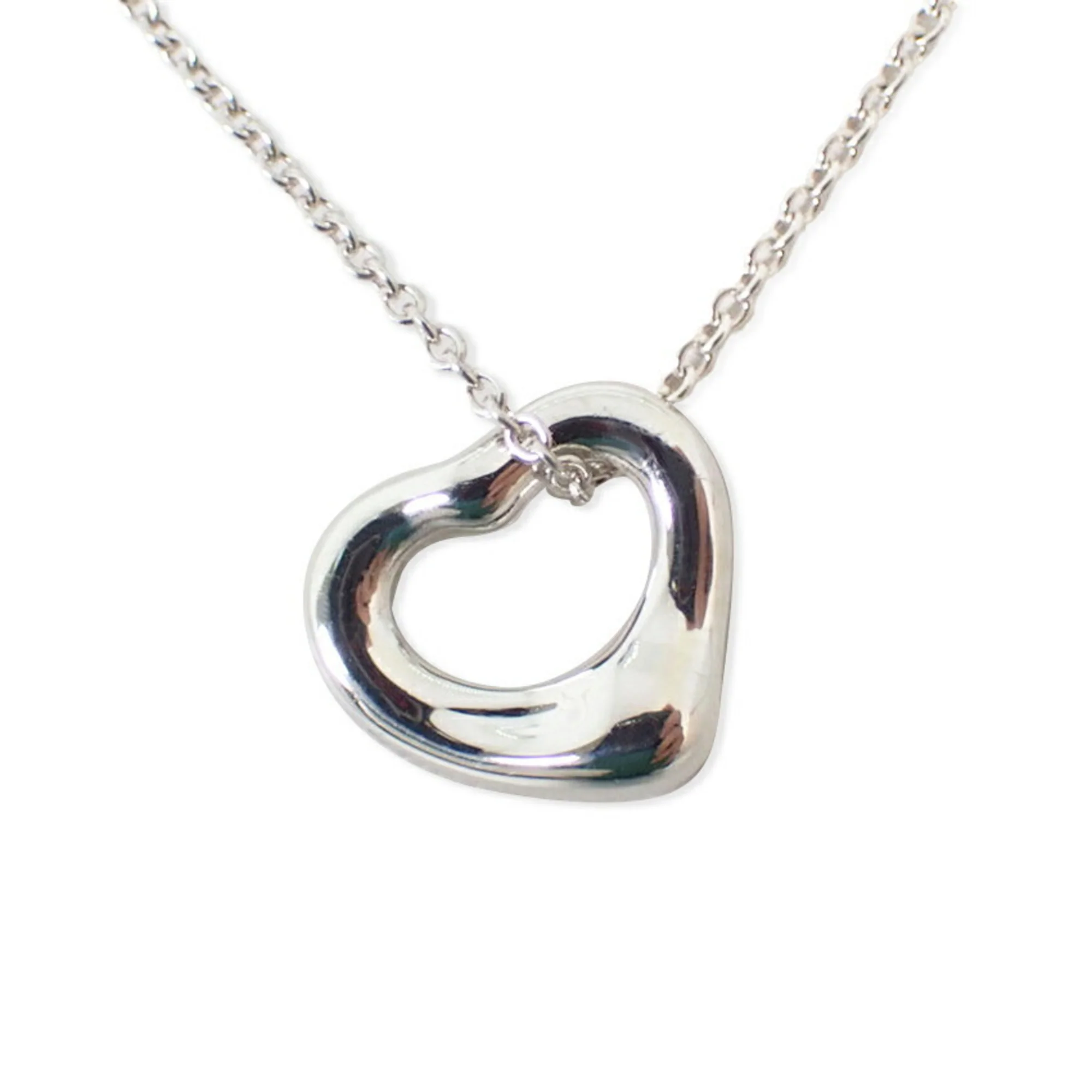 Heart Pendant Necklace Sterling Silver - Image 2