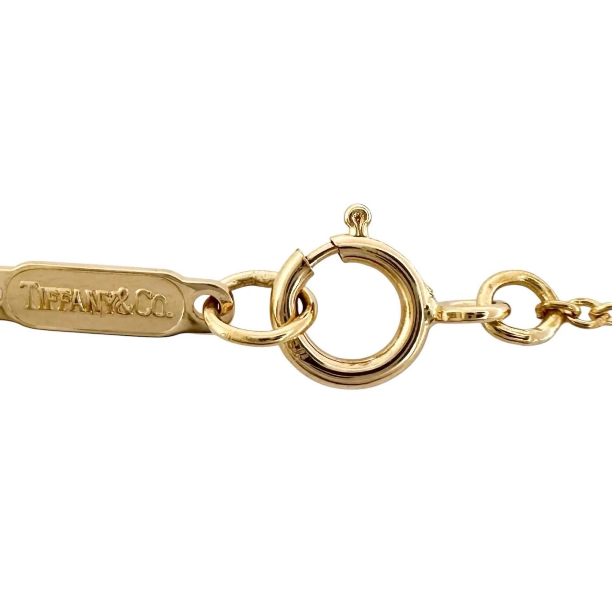 Heart Ribbon Pendant Necklace 18K Gold - Image 5