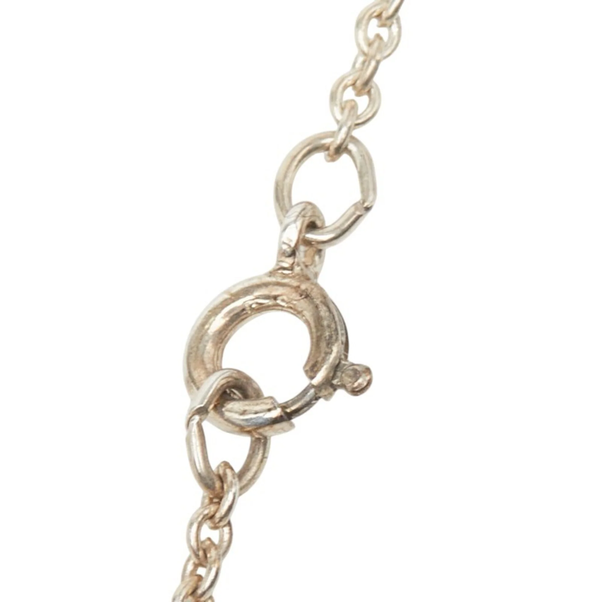 Heart Ribbon Pendant Necklace Sterling Silver and 18K Yellow Gold - Image 5