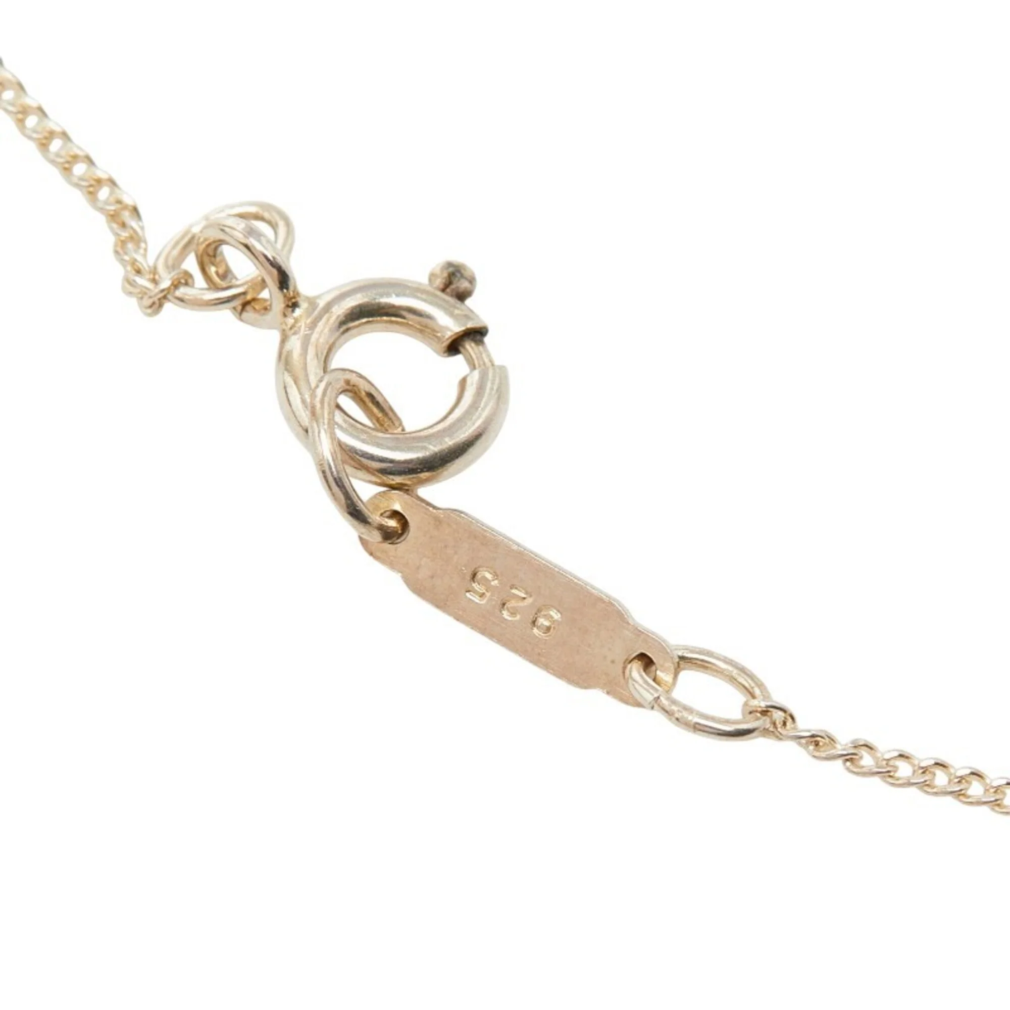 Heart Ribbon Pendant Necklace Sterling Silver and 18K Yellow Gold - Image 6