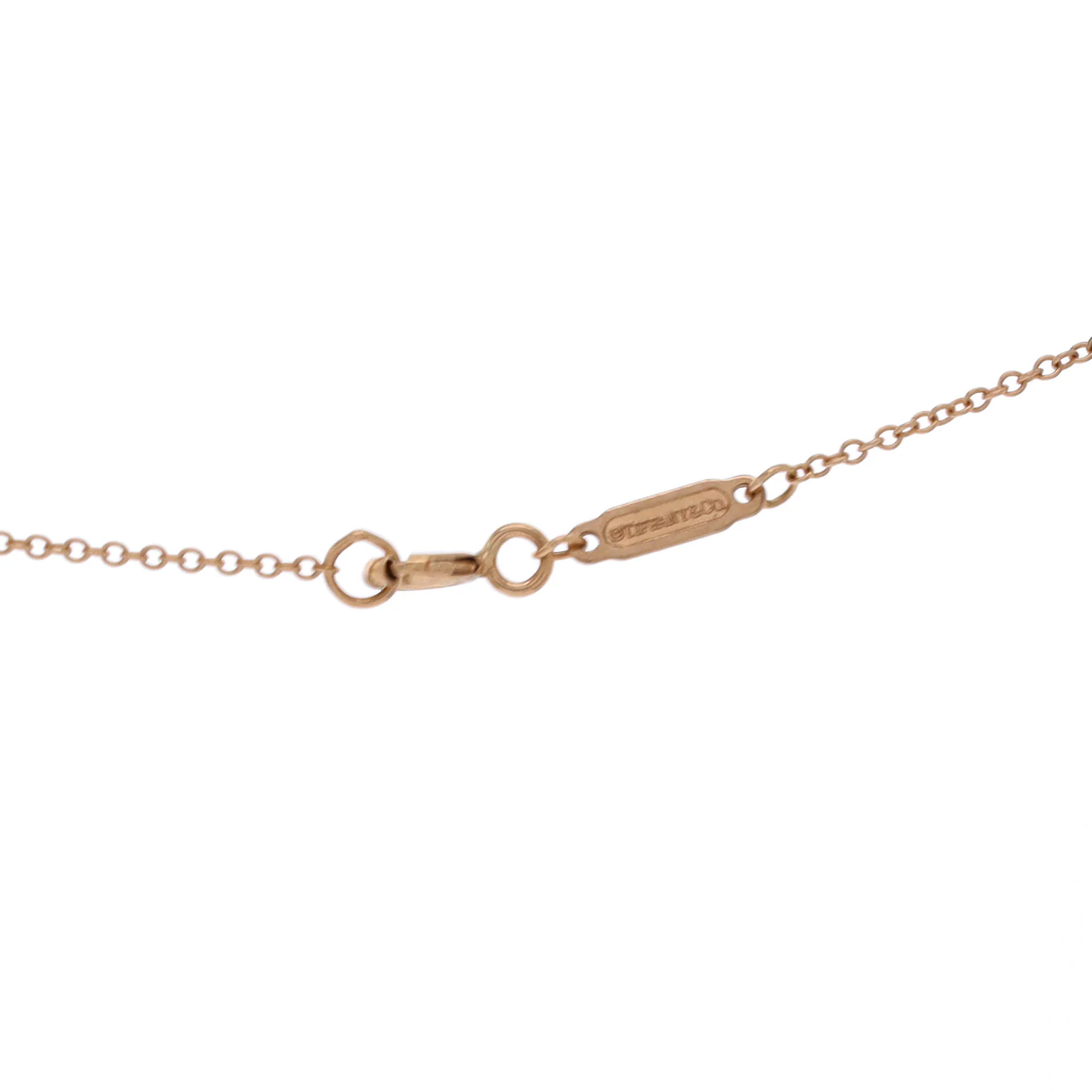 Infinity Double Chain Pendant Necklace 18K Rose Gold - Image 3