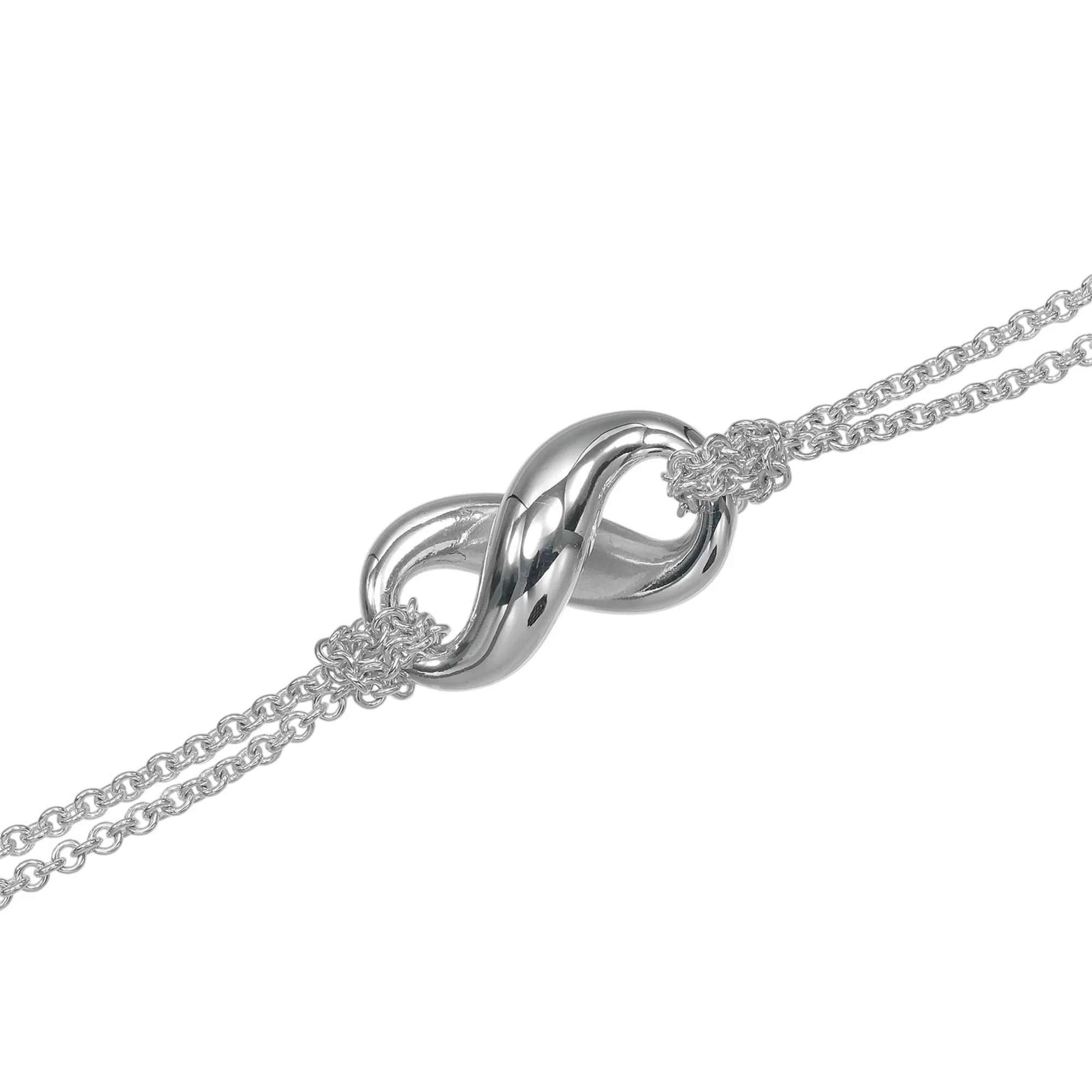 Infinity Pendant Necklace Sterling Silver - Image 4