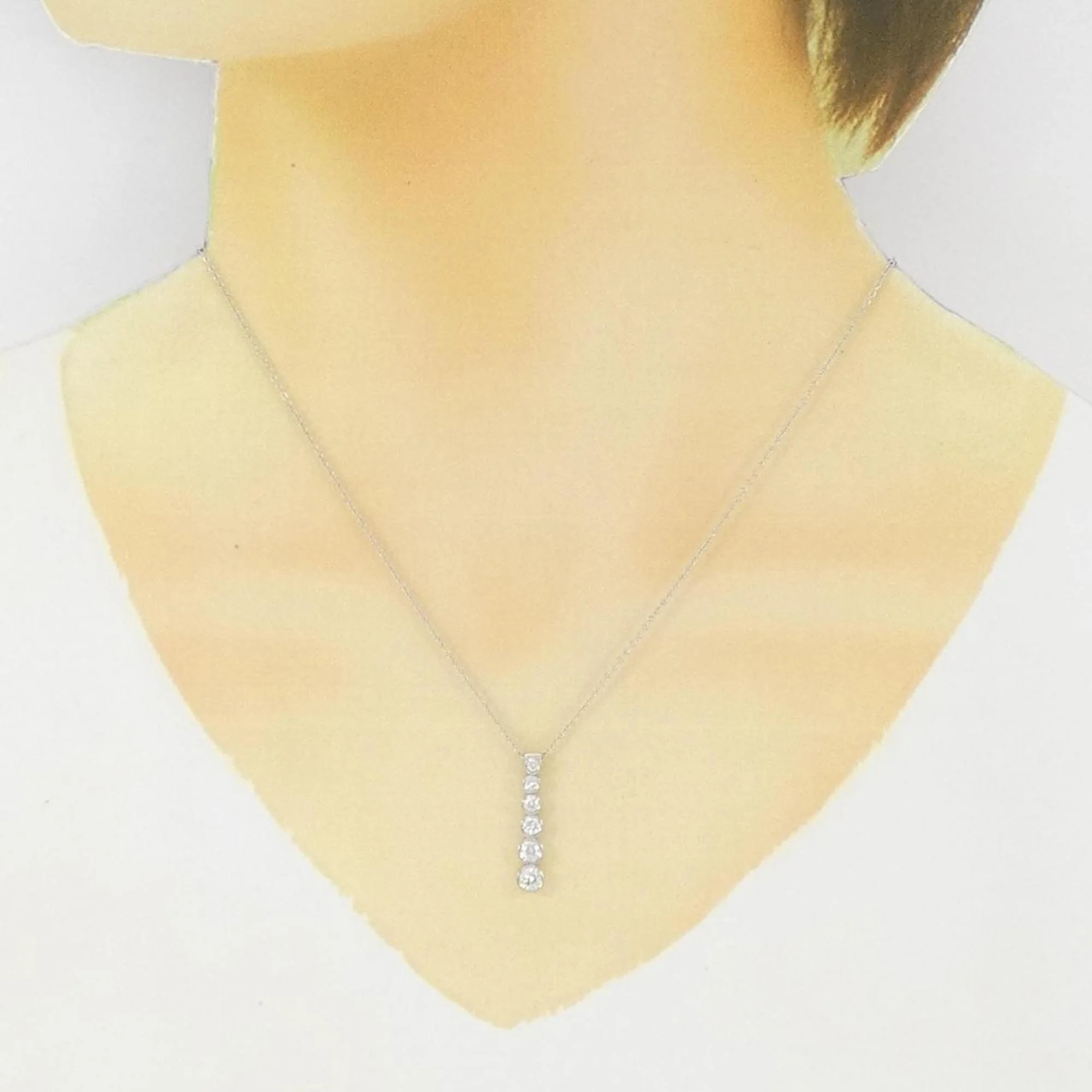 Jazz Pendant Necklace with Diamond - Image 6