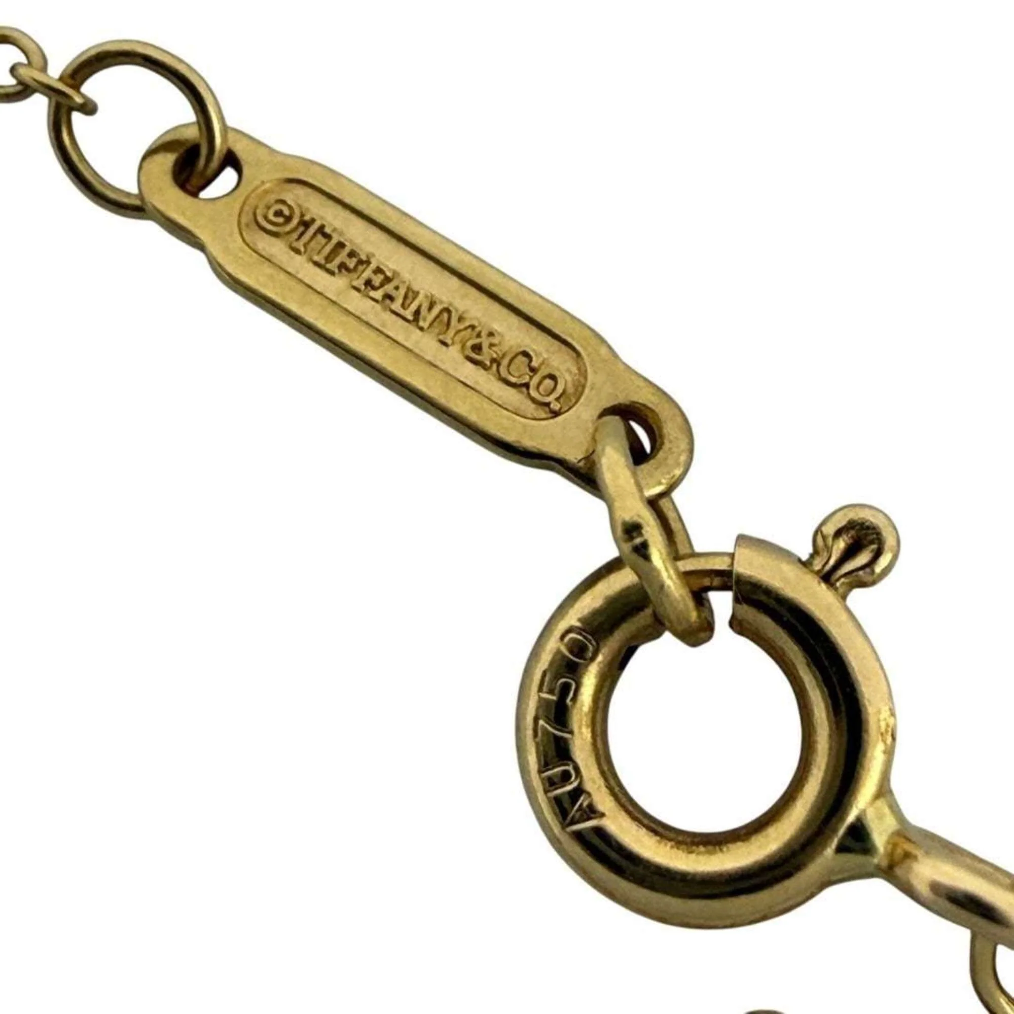 Key Pendant Necklace 18K Yellow Gold - Image 7