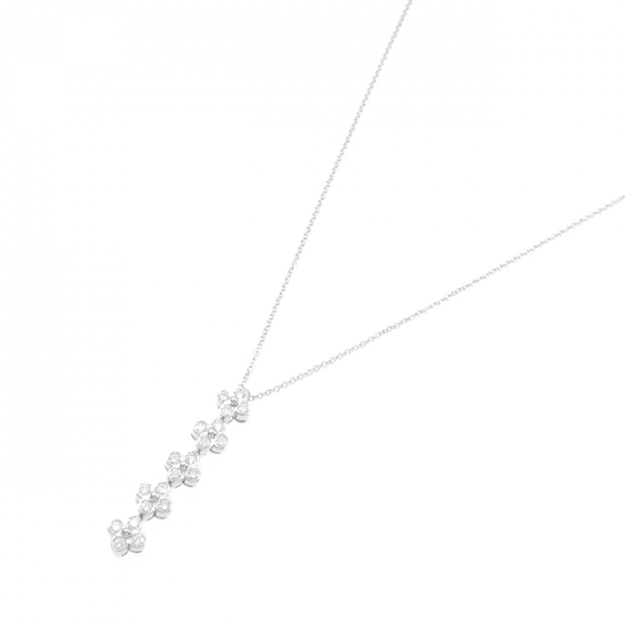 Lace Pendant Necklace Platinum - Image 2