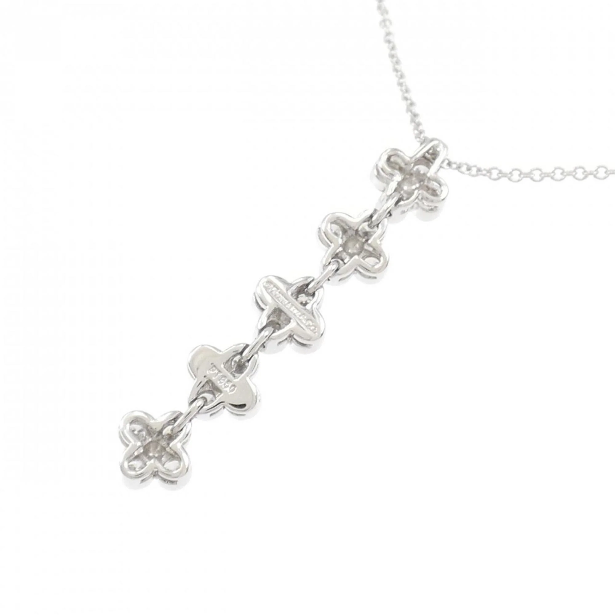 Lace Pendant Necklace Platinum - Image 4