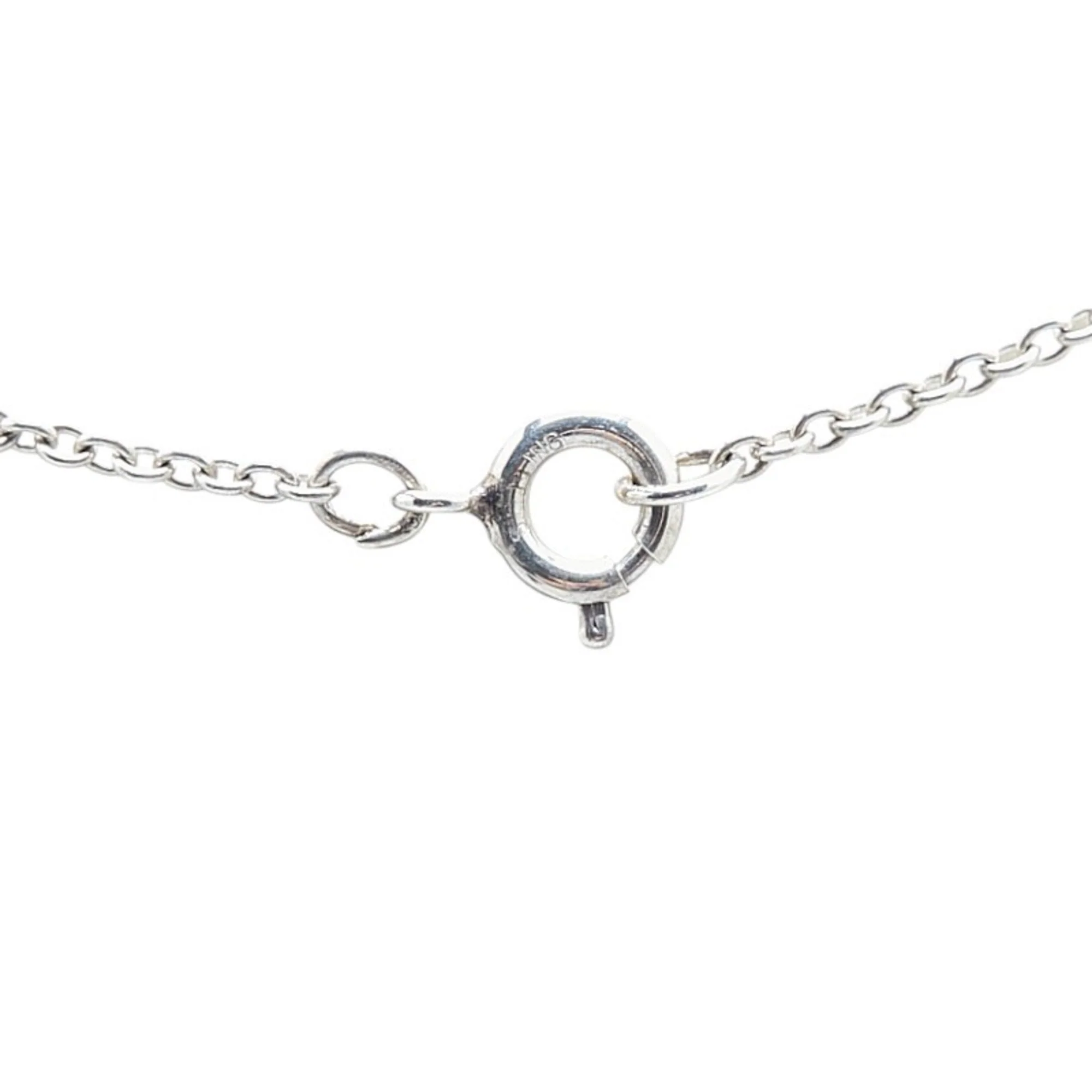 Leaf Motif Pendant Necklace Sterling Silver and 18K Yellow Gold - Image 5