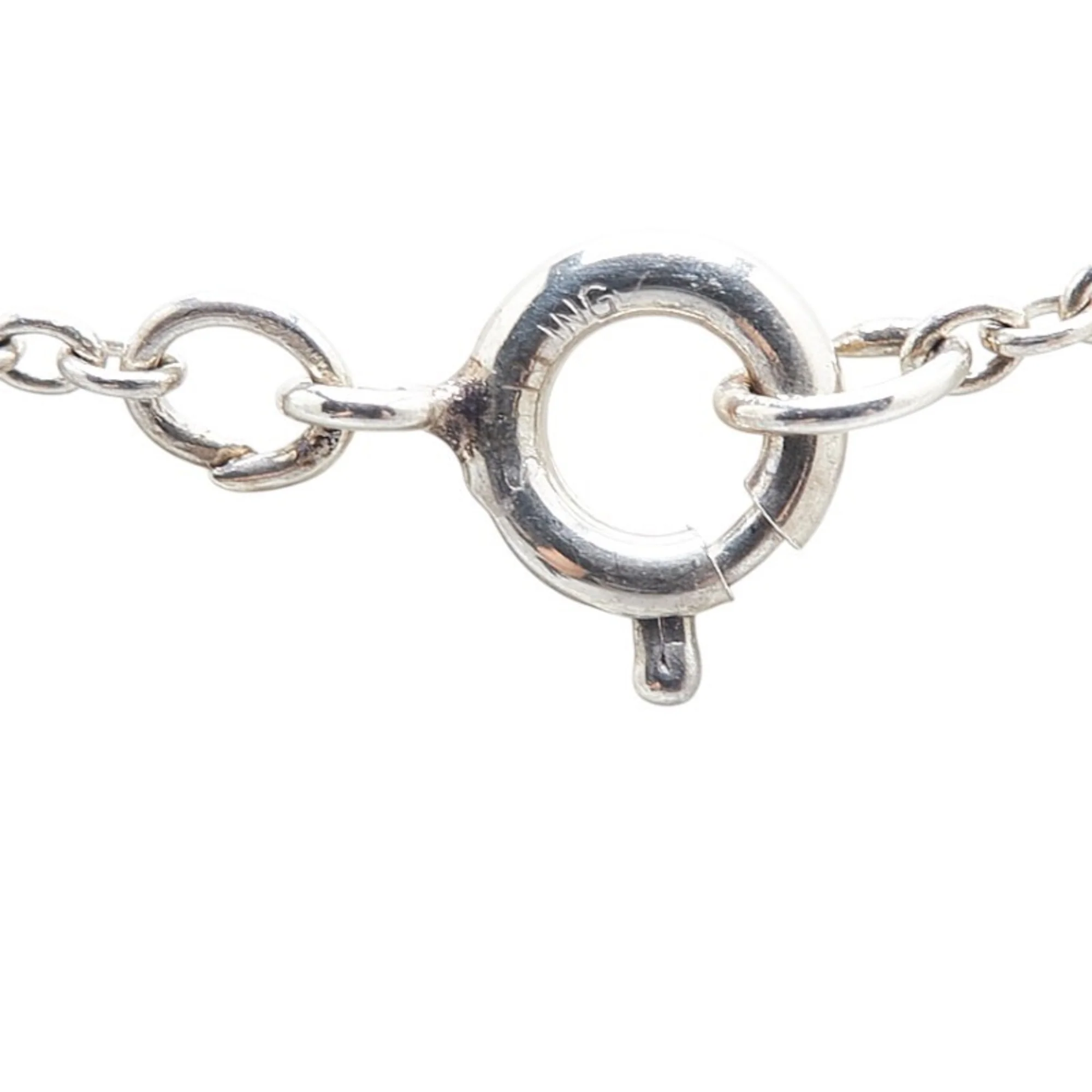 Leaf Motif Pendant Necklace Sterling Silver and 18K Yellow Gold - Image 6