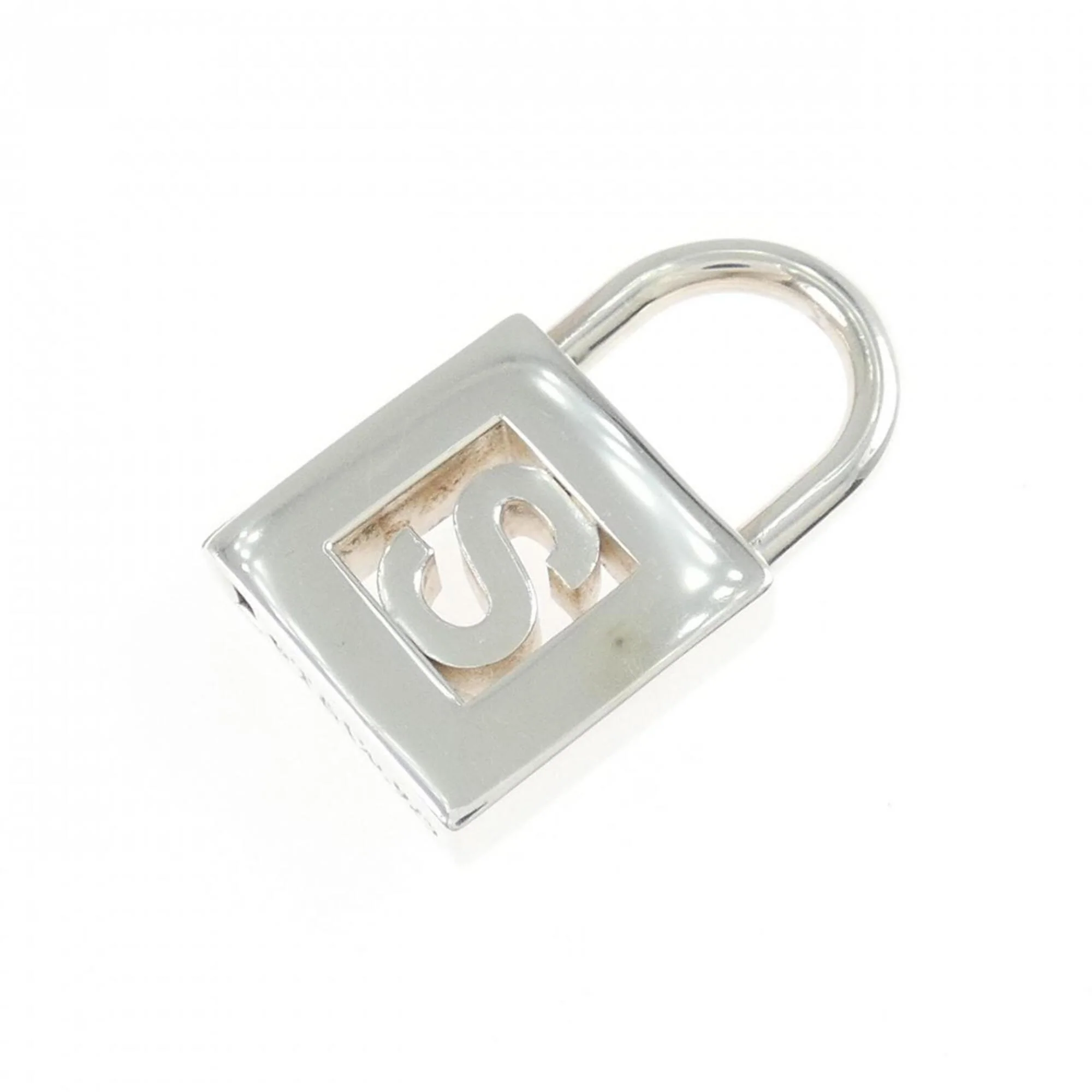 Lock Charm Pendant Sterling Silver