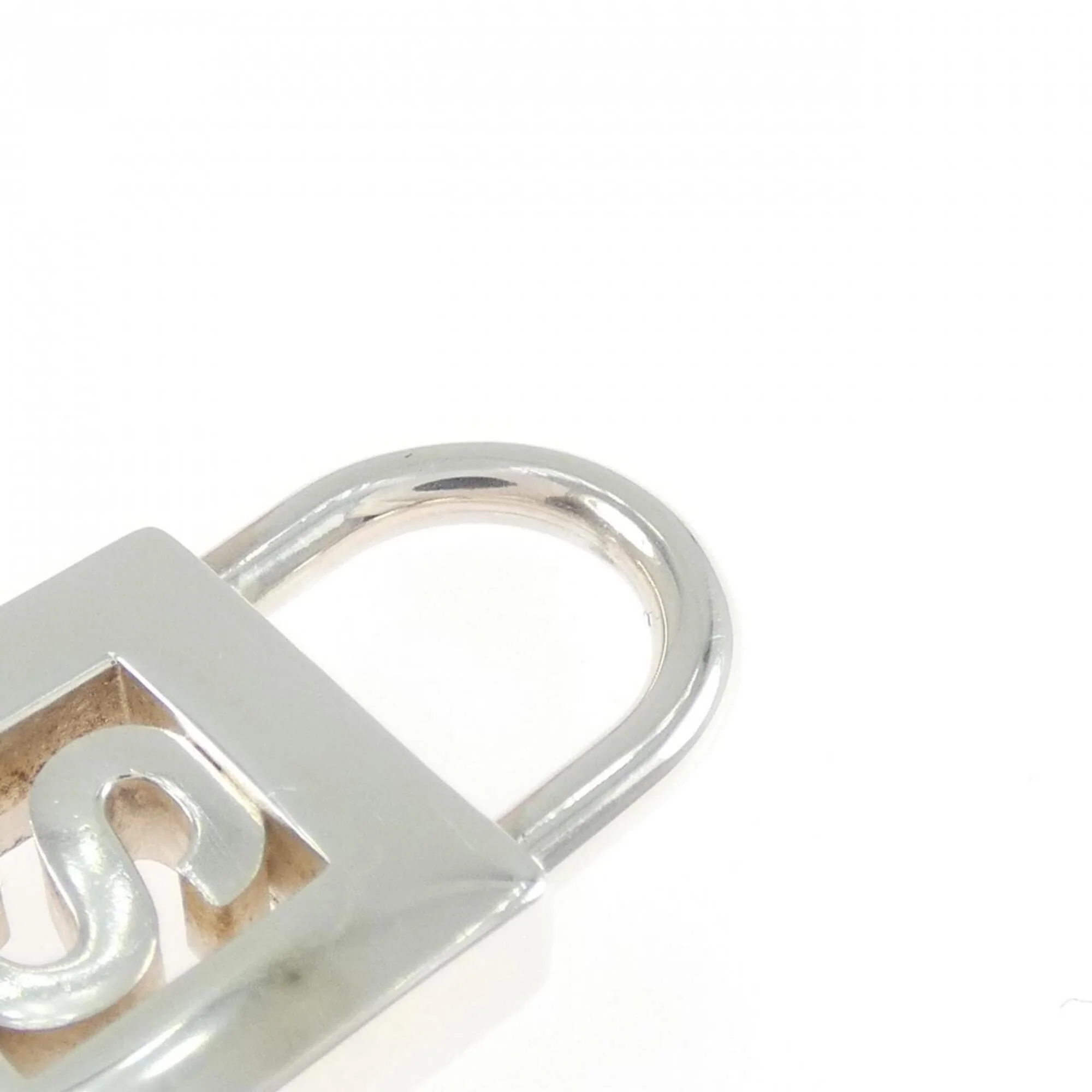 Lock Charm Pendant Sterling Silver - Image 3