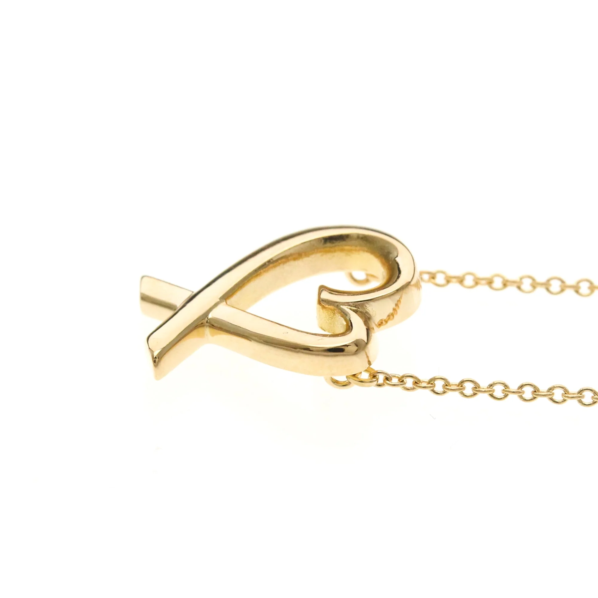 Loving Heart Pendant Necklace 18K Rose Gold - Image 3
