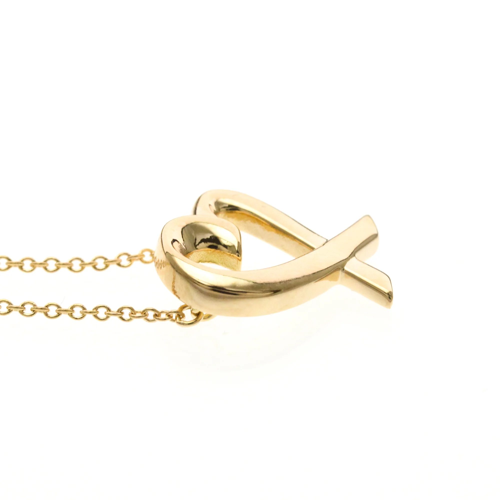 Loving Heart Pendant Necklace 18K Rose Gold - Image 5
