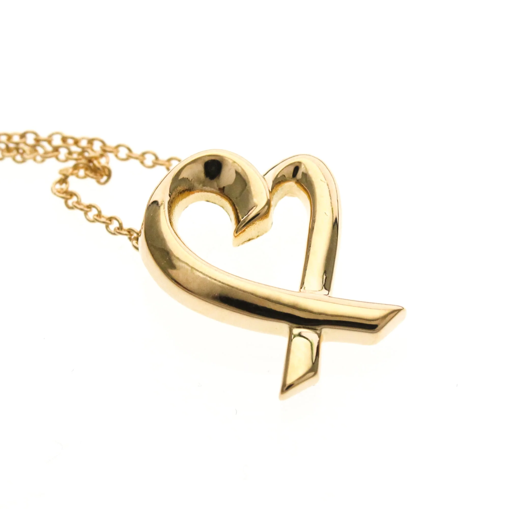 Loving Heart Pendant Necklace 18K Rose Gold - Image 7