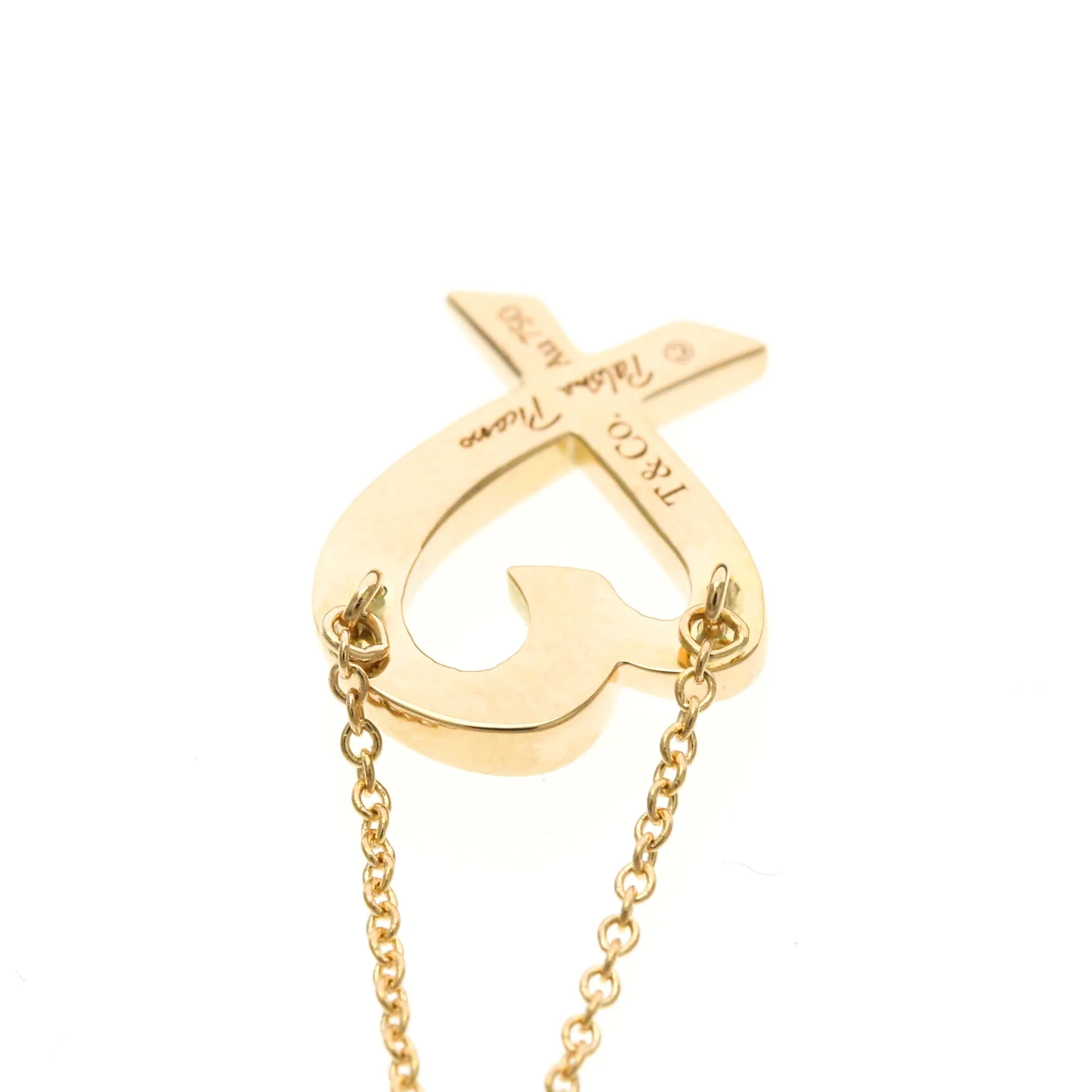 Loving Heart Pendant Necklace 18K Rose Gold - Image 8