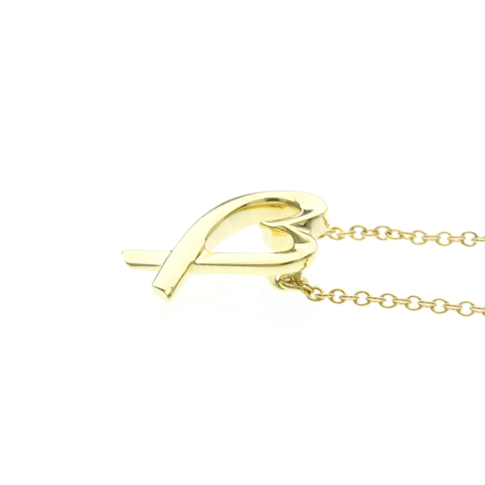 Loving Heart Pendant Necklace 18K Yellow Gold - Image 3