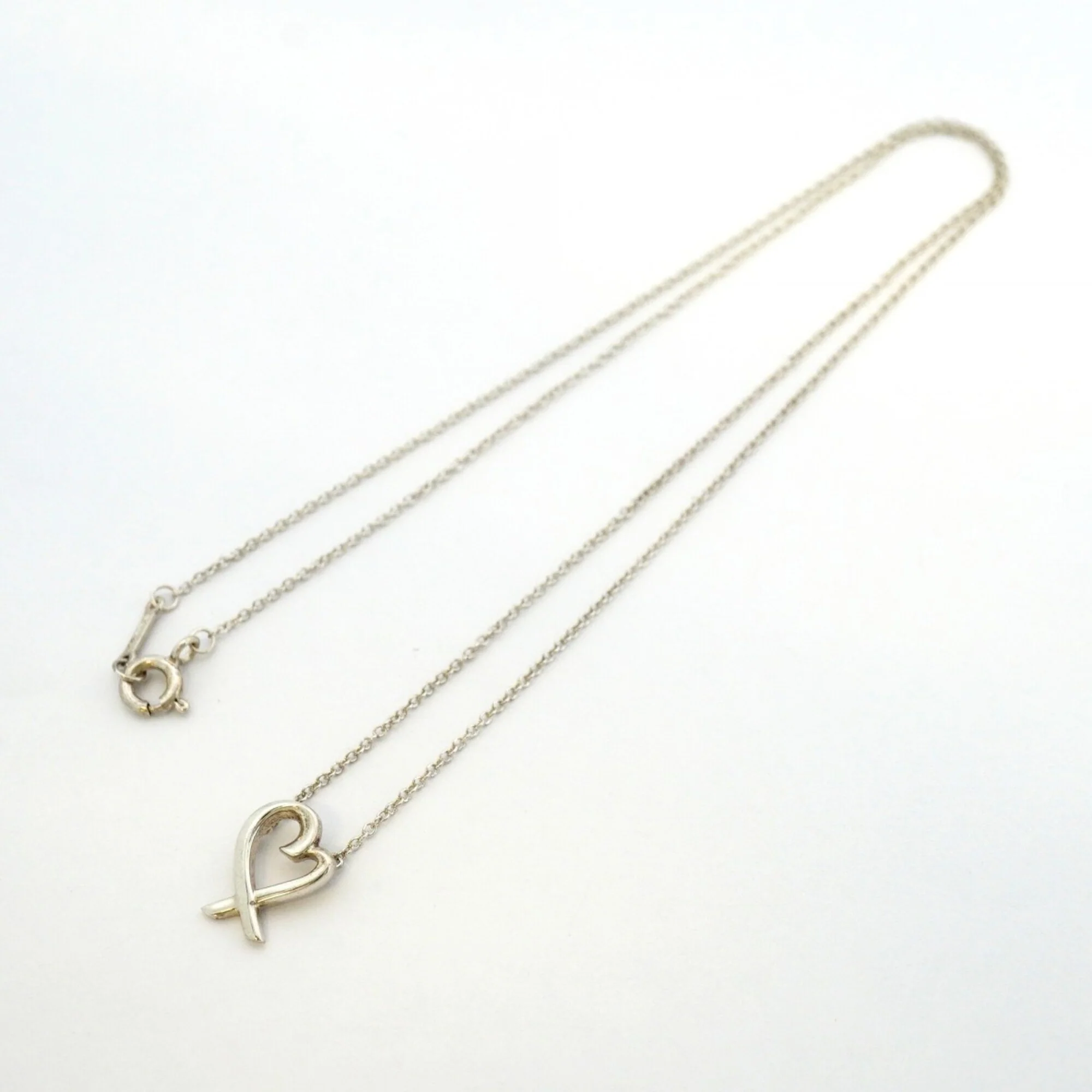 Loving Heart Pendant Necklace Sterling Silver - Image 3