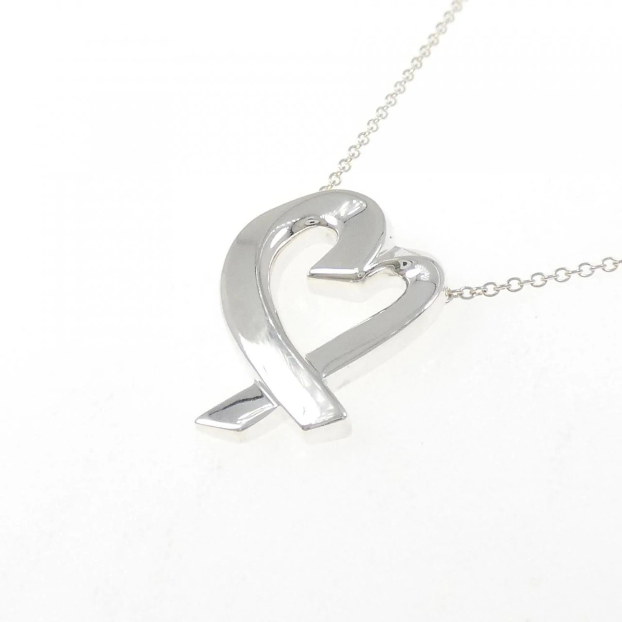Loving Heart Pendant Necklace Sterling Silver - Image 3