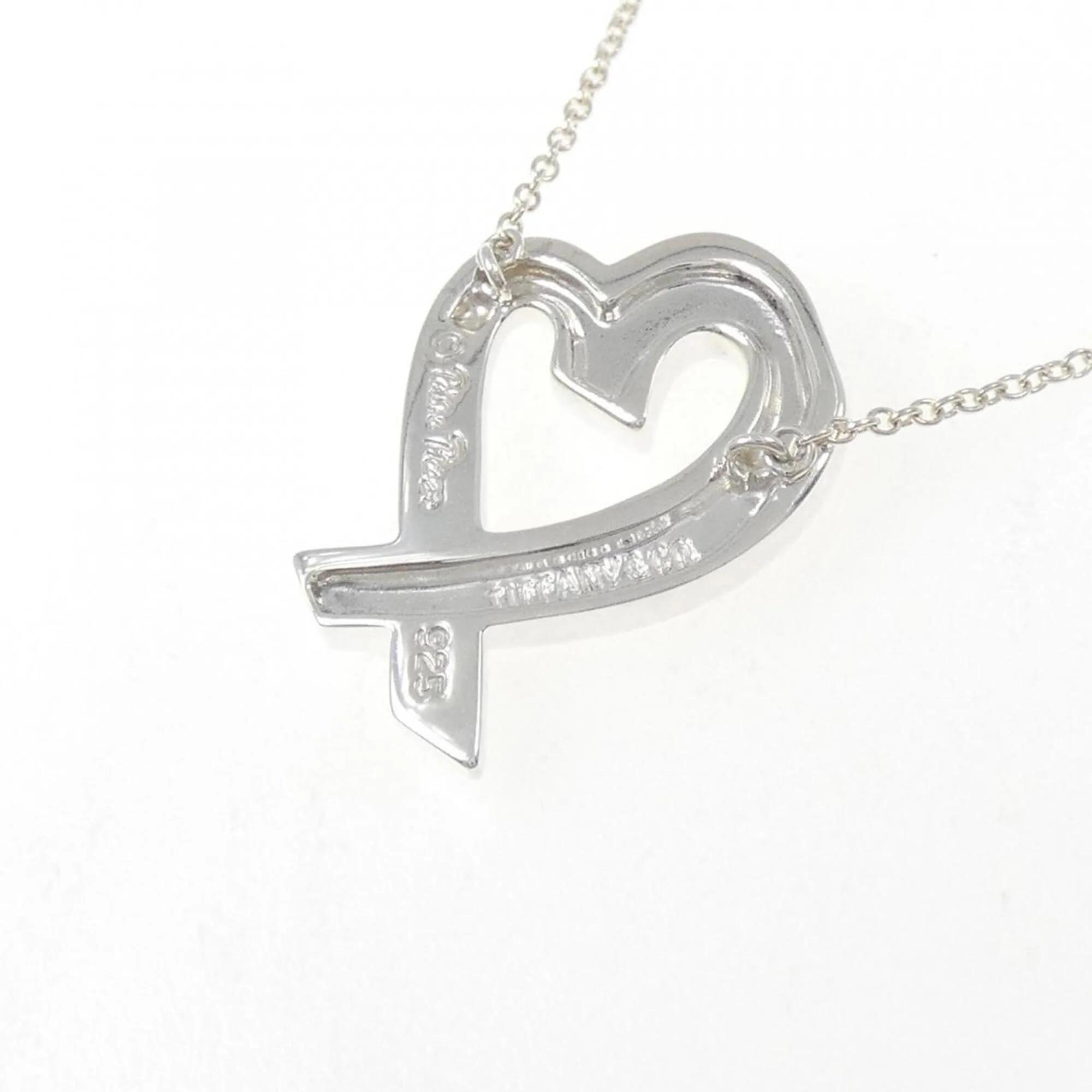 Loving Heart Pendant Necklace Sterling Silver - Image 4