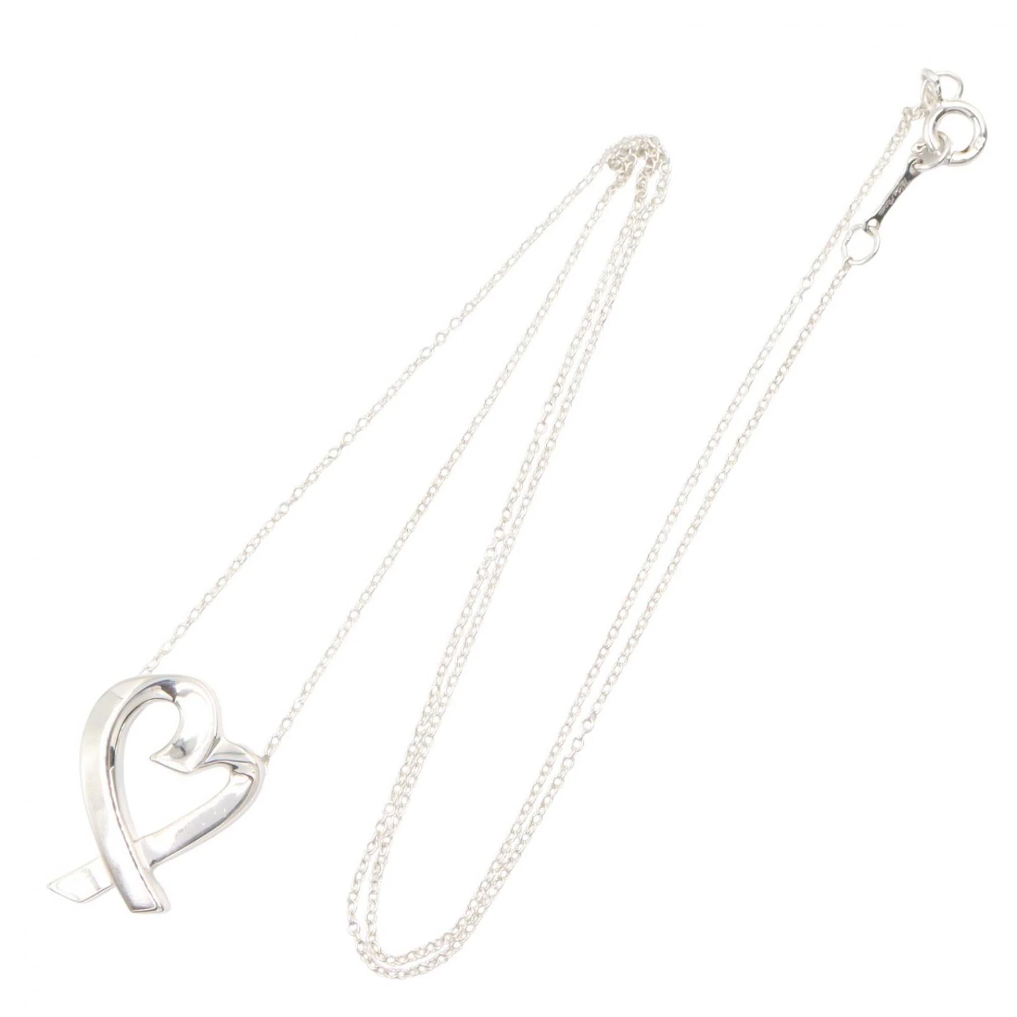 Loving Heart Pendant Necklace Sterling Silver - Image 2
