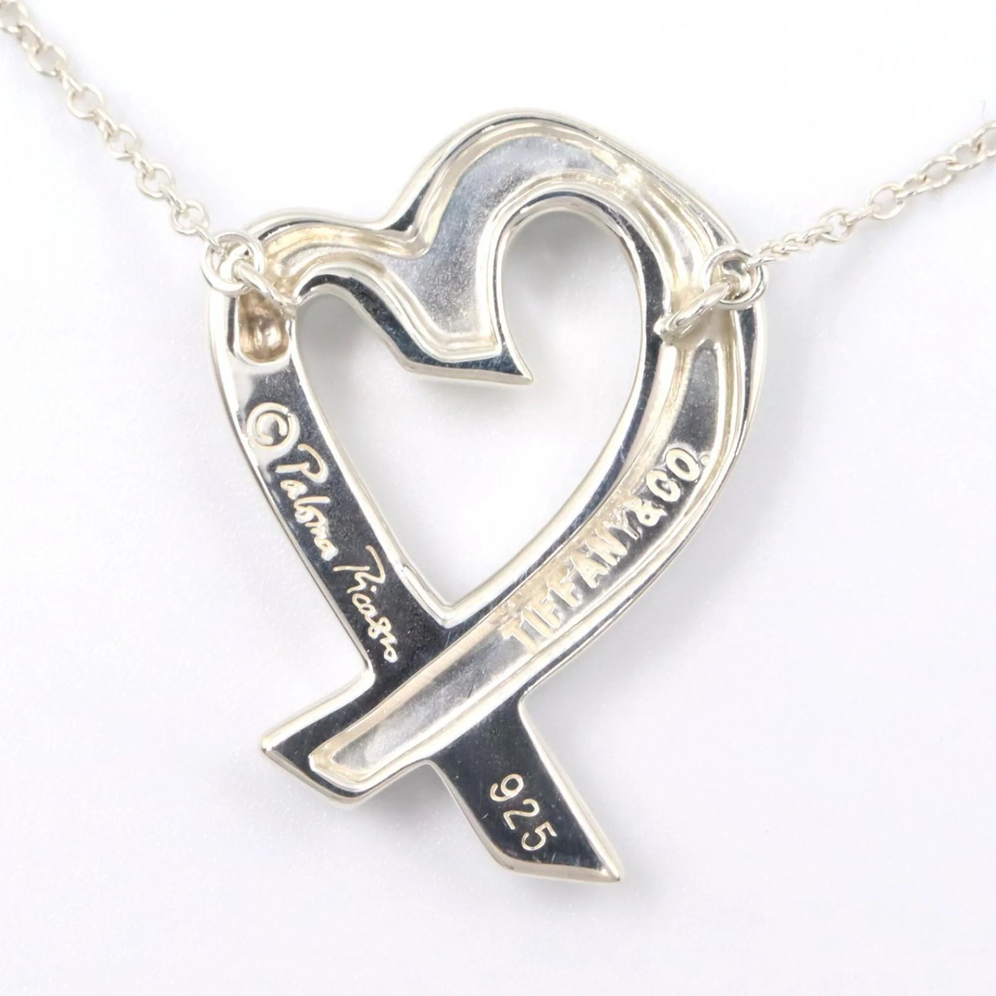 Loving Heart Pendant Necklace Sterling Silver - Image 3