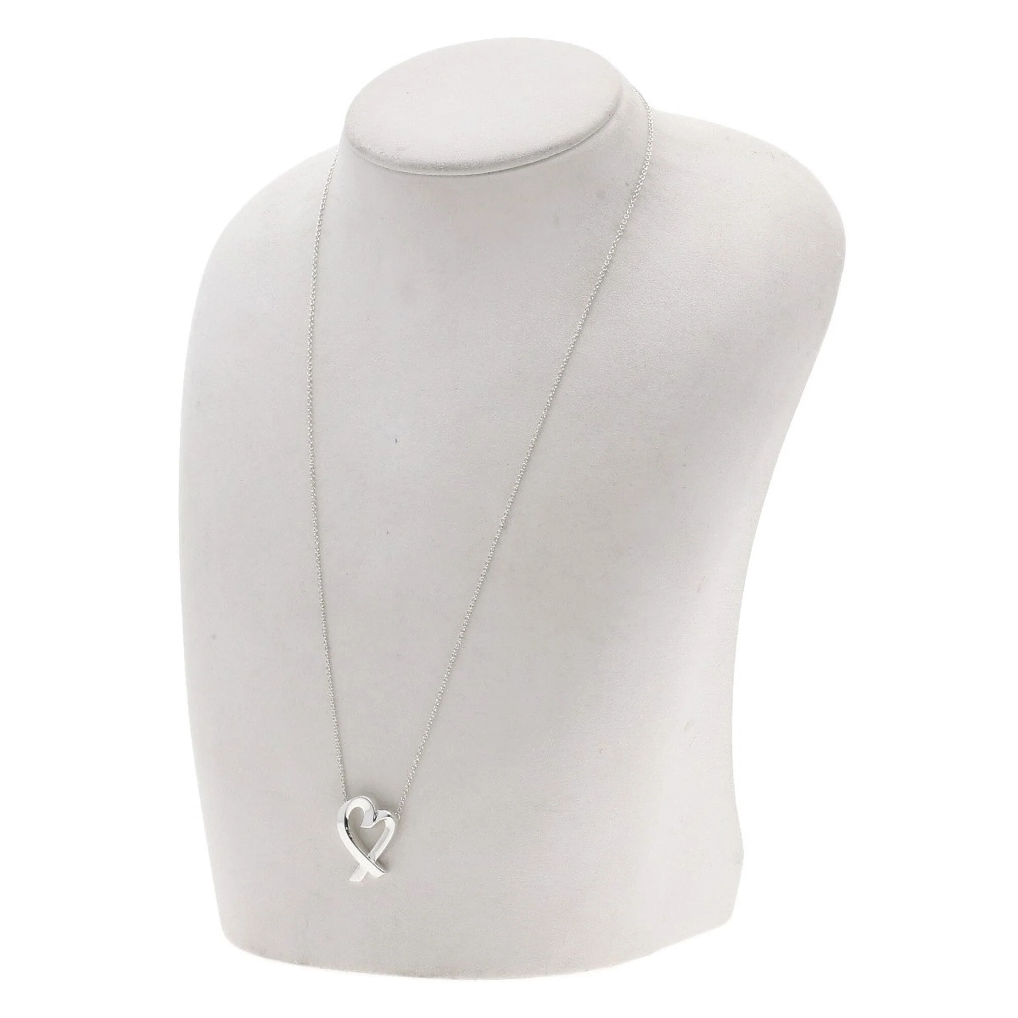 Loving Heart Pendant Necklace Sterling Silver - Image 4