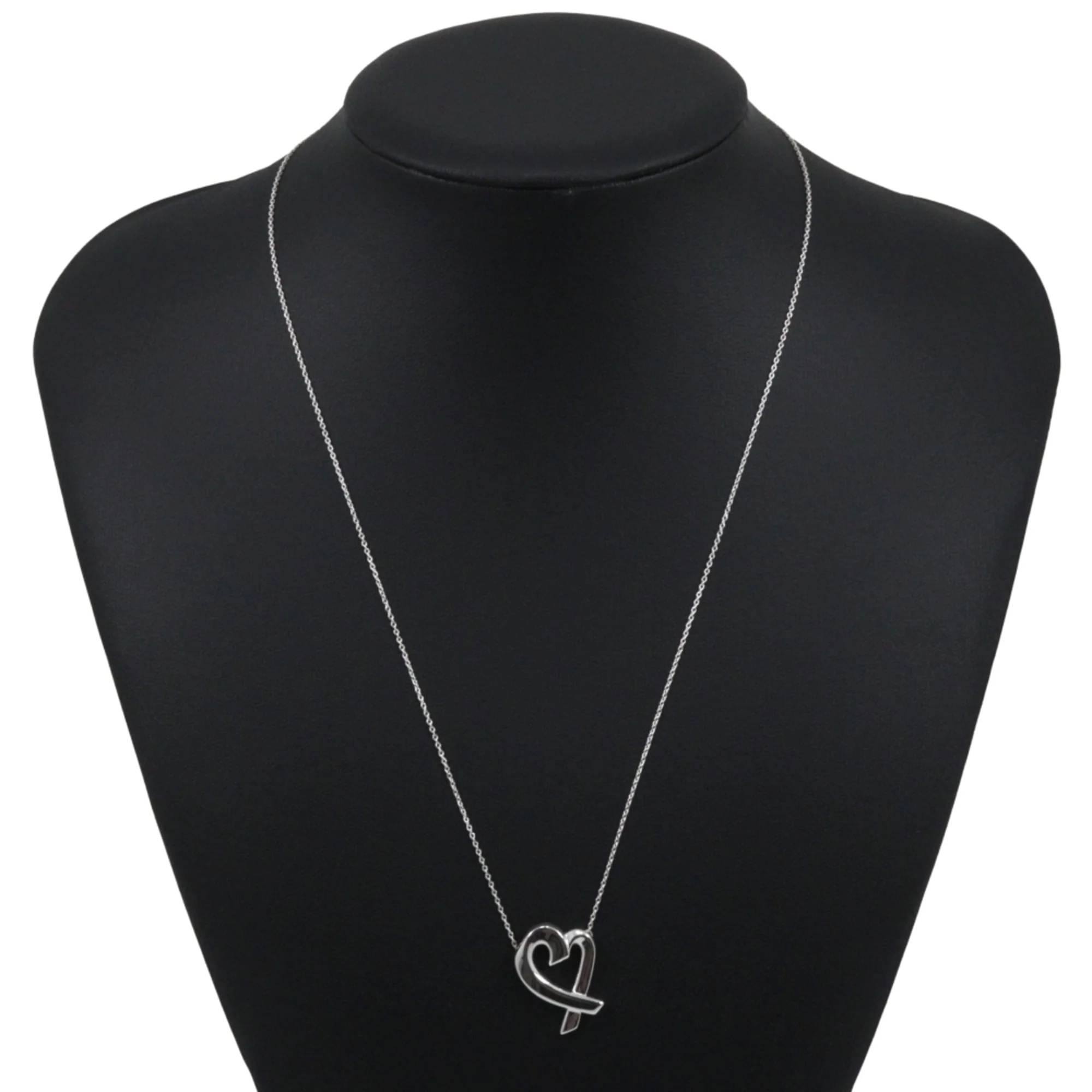 Loving Heart Pendant Necklace Sterling Silver - Image 2