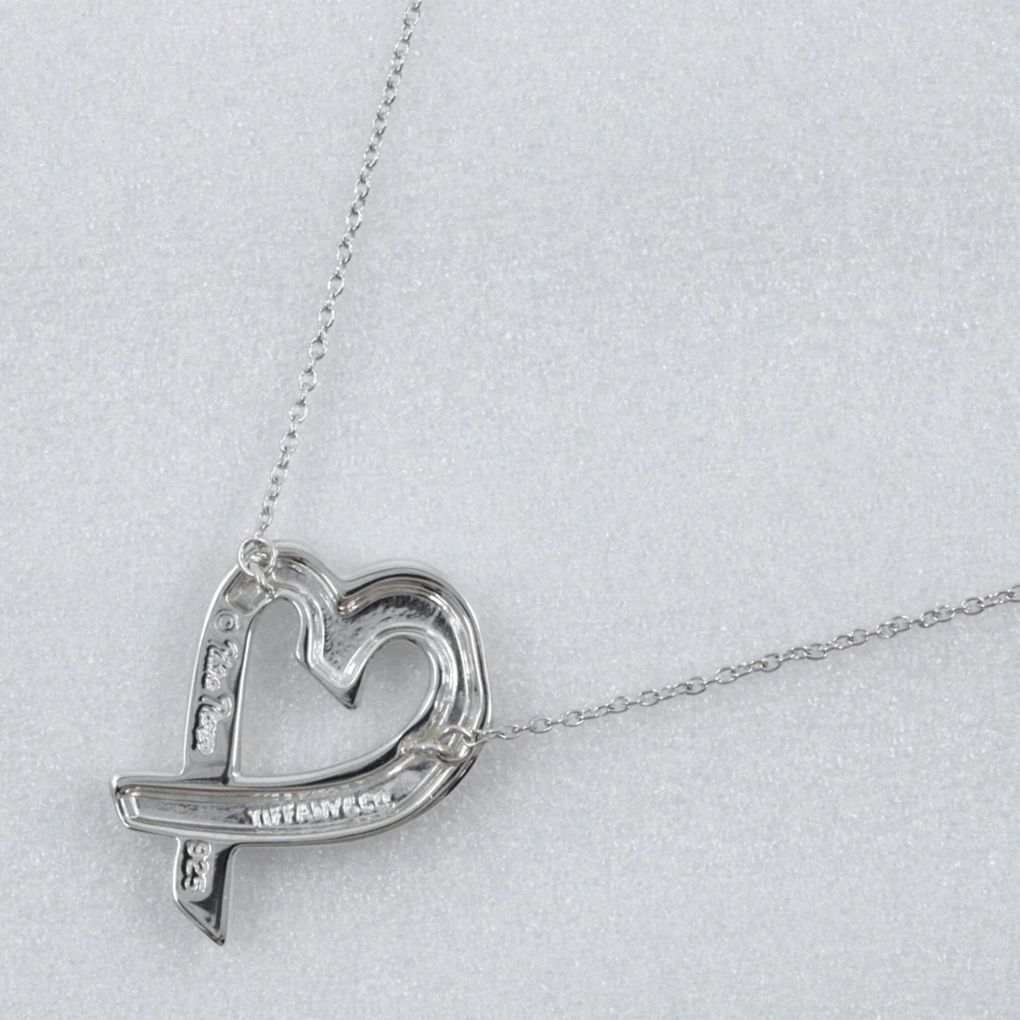 Loving Heart Pendant Necklace Sterling Silver - Image 3
