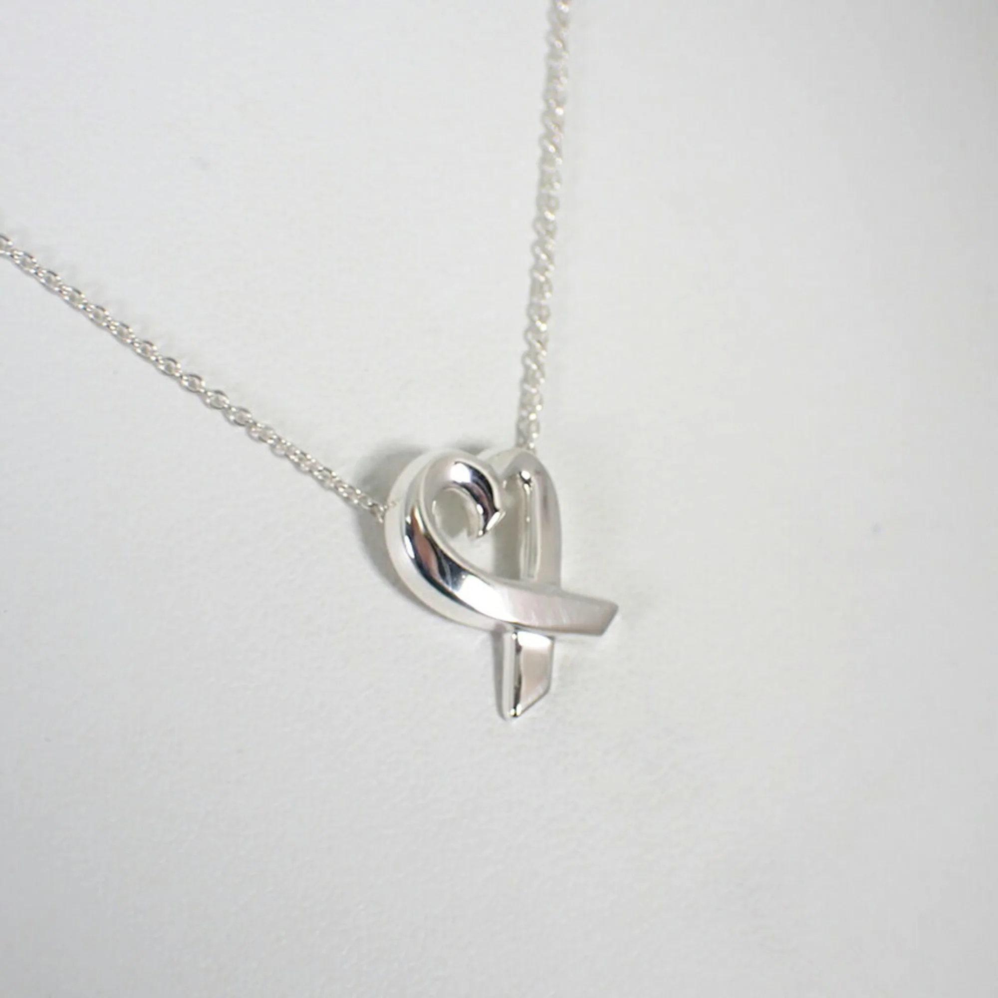 Loving Heart Pendant Necklace Sterling Silver - Image 4