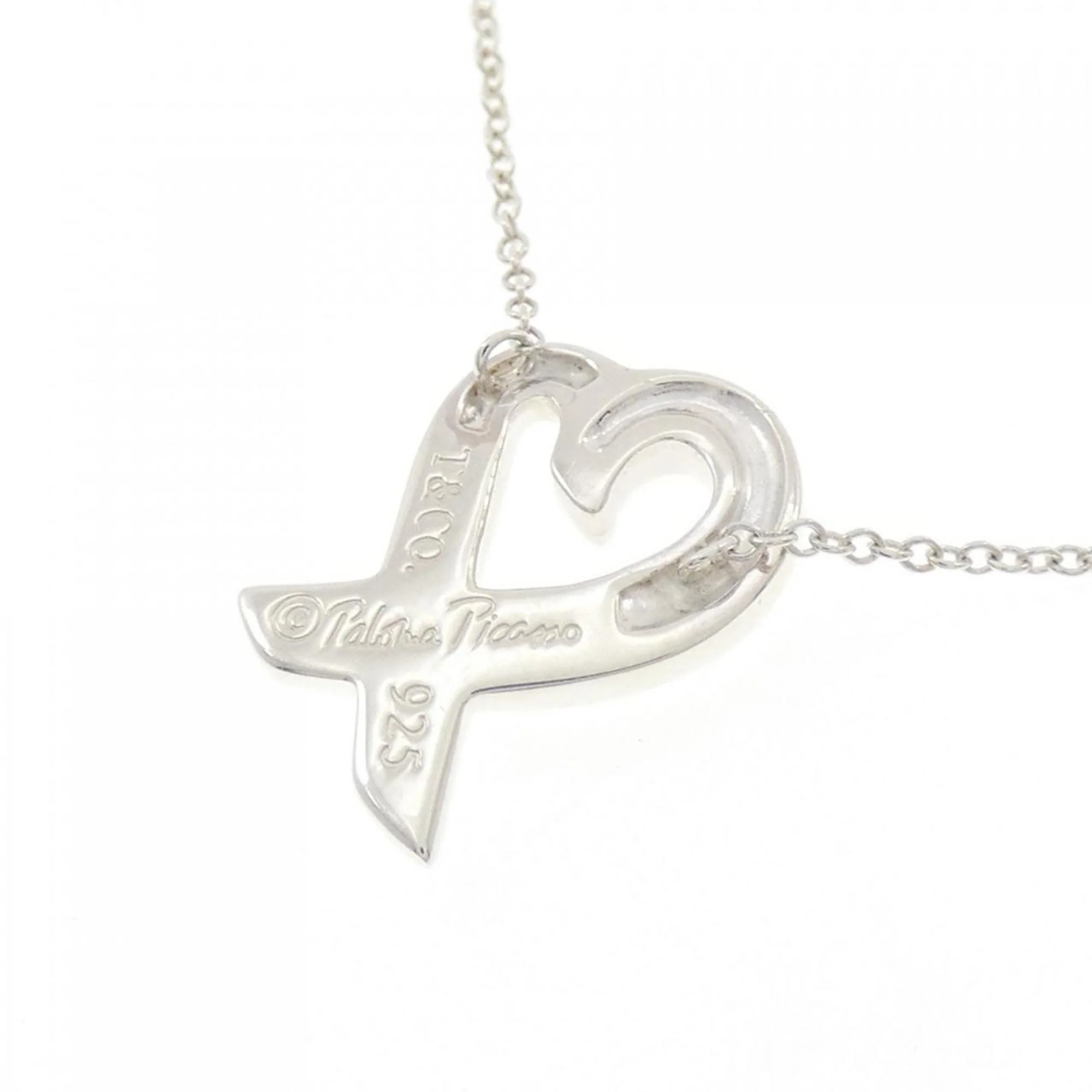 Loving Heart Pendant Necklace Sterling Silver Small - Image 4